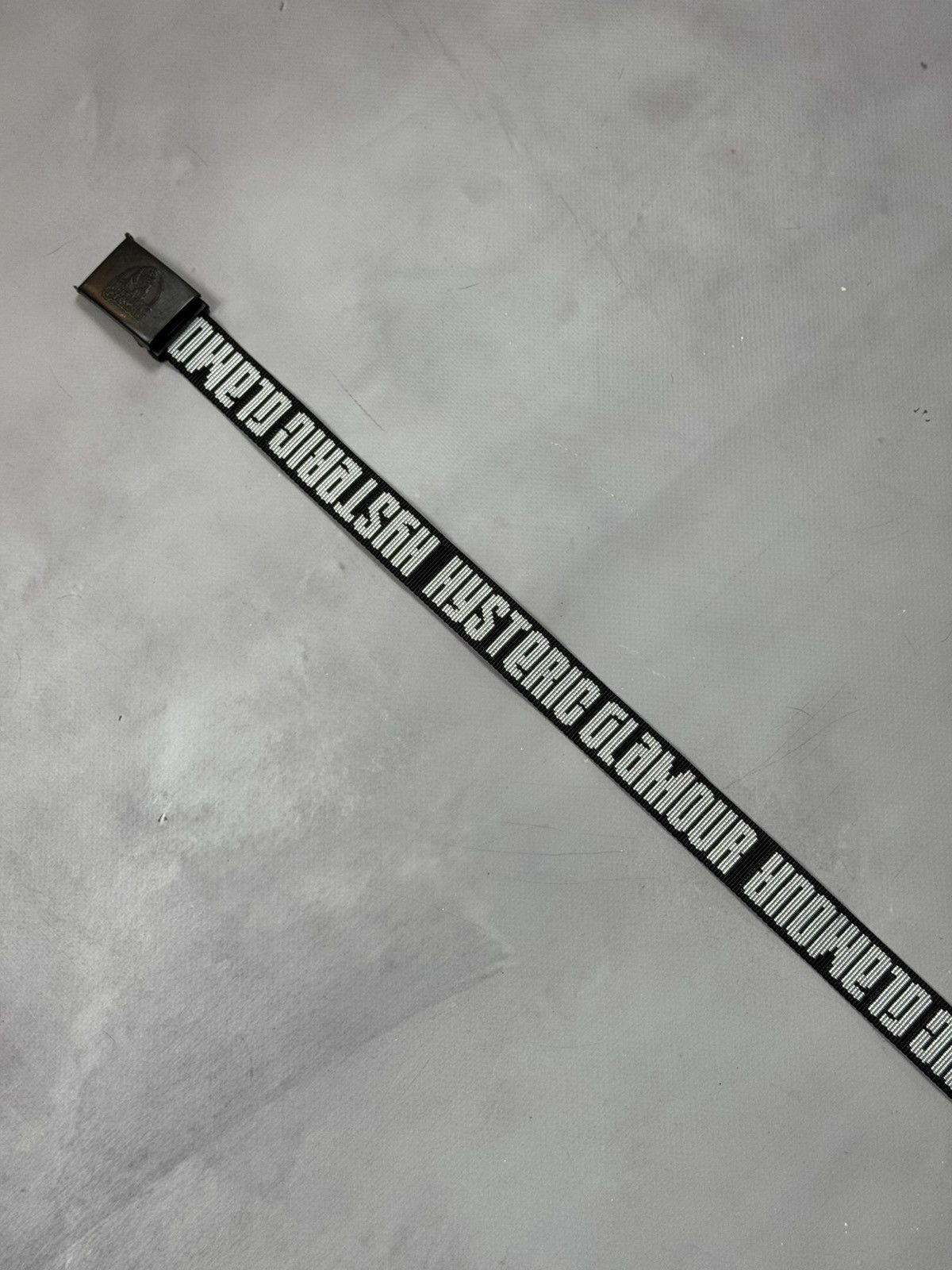 Hysteric Glamour Hysteric Glamour Logo-Line Belt(Black/OS) Size ONE SIZE - 6 Thumbnail