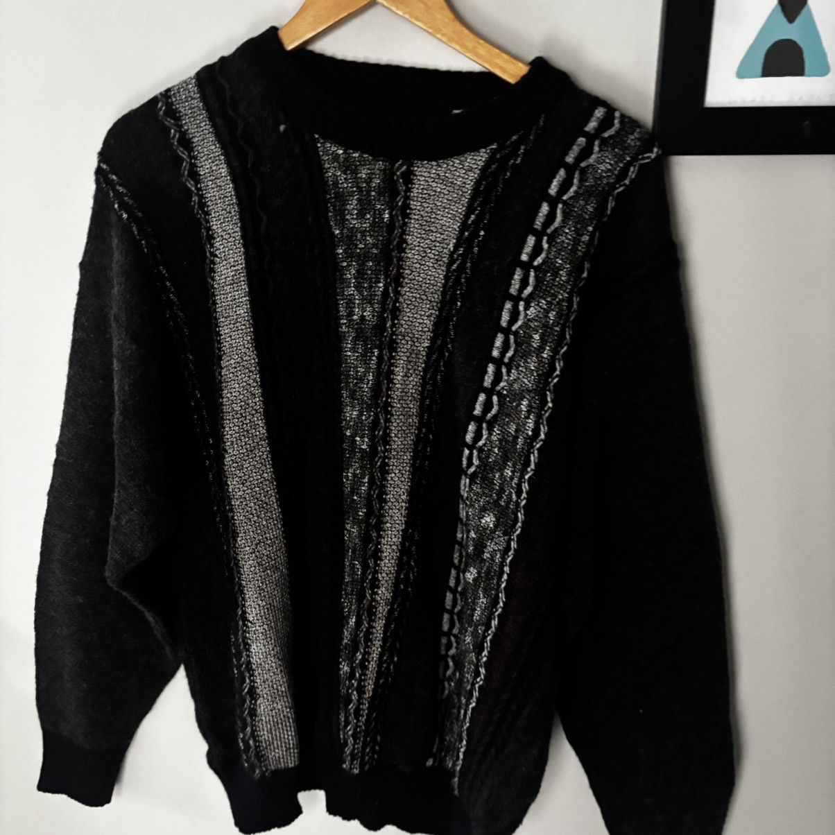 Bachrach Vintage 90s Bachrach Coogi Style Sweater Size US XL / EU 56 / 4 - 1 Thumbnail