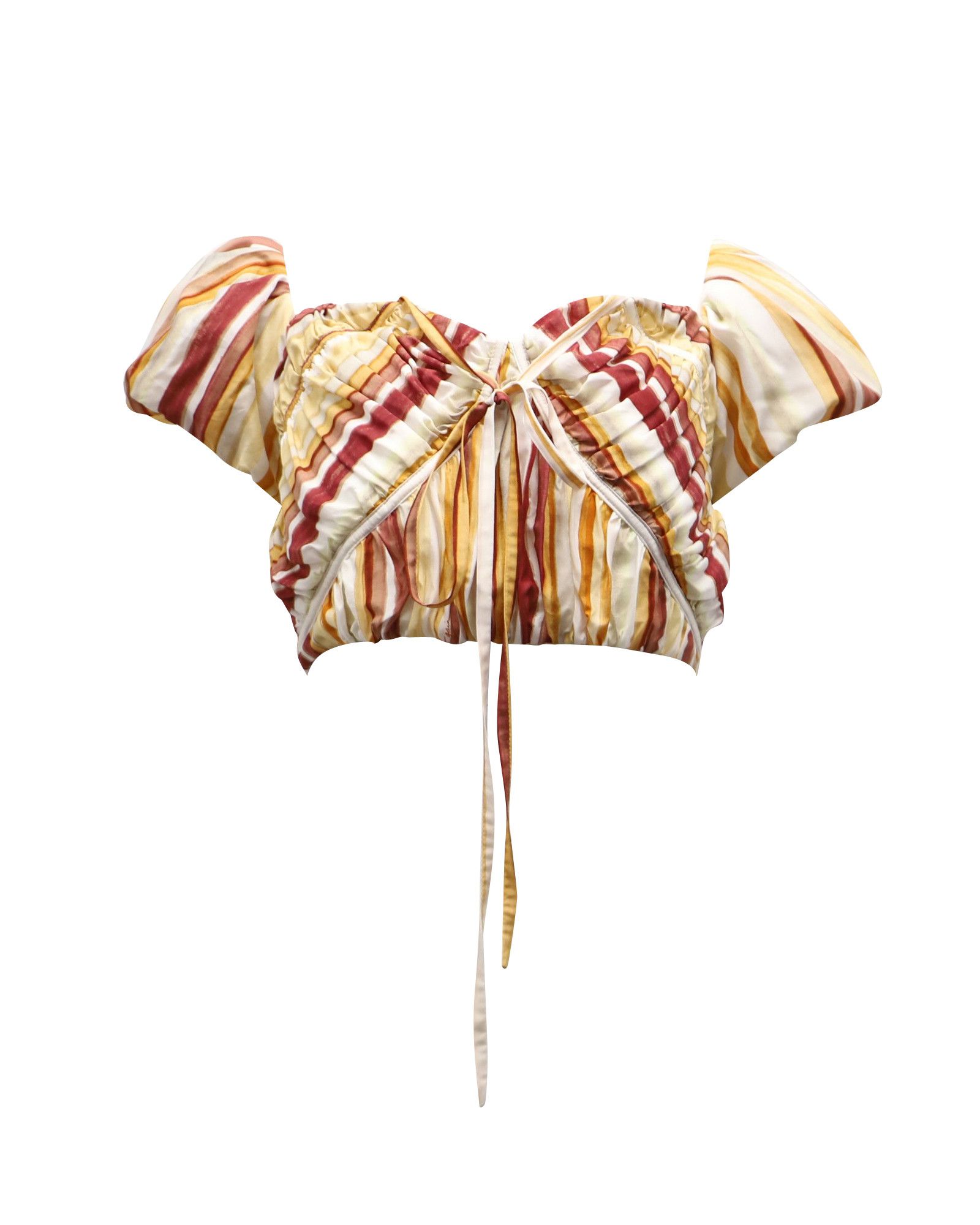 Cult Gaia Cult Gaia Gail Off-The-Shoulder Top in Multicolor Silk Size XS / US 0-2 / IT 36-38 - 1 Thumbnail