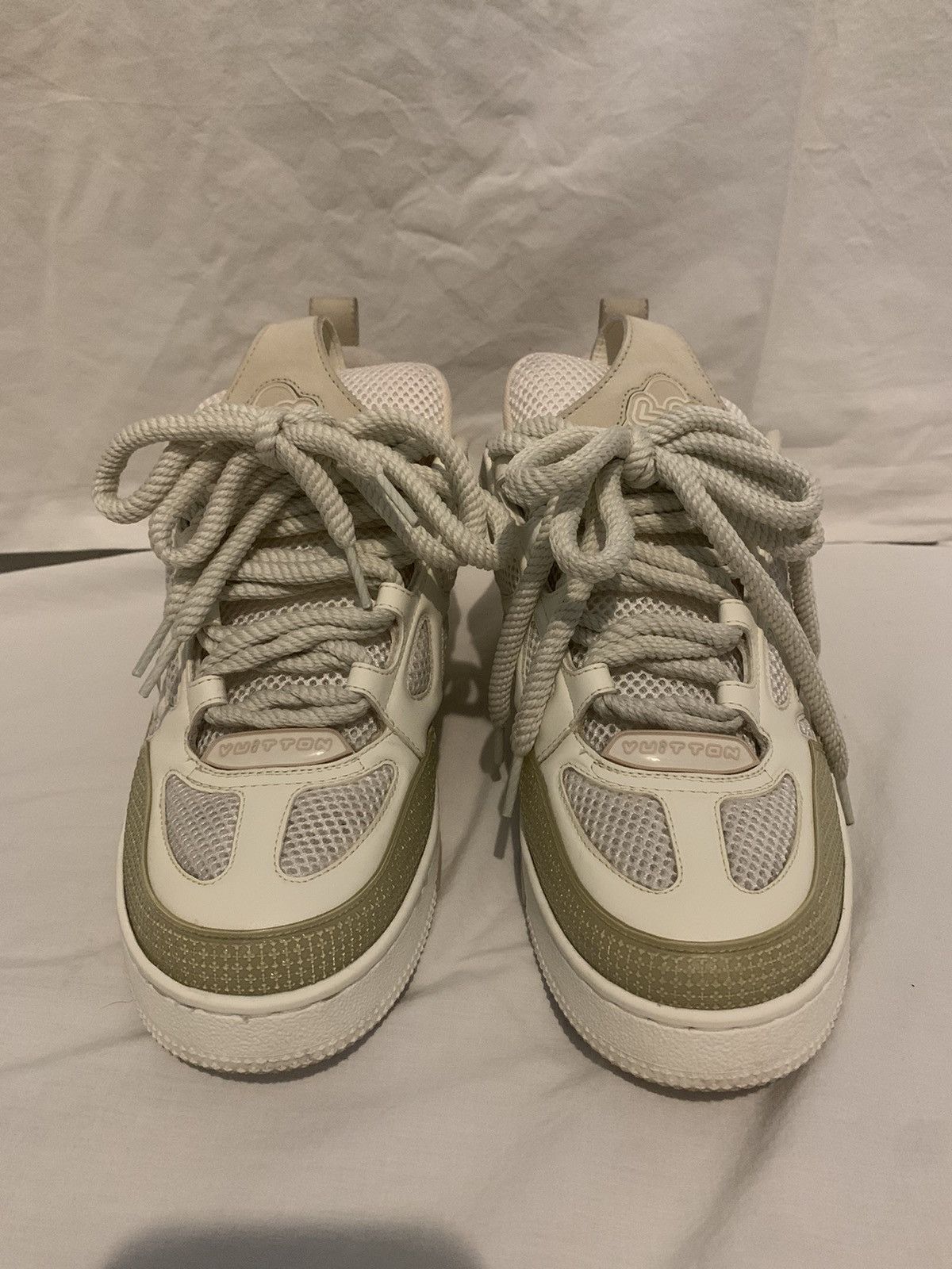 image of Louis Vuitton Grail Skate Shoe in White, Men's (Size 9.5)