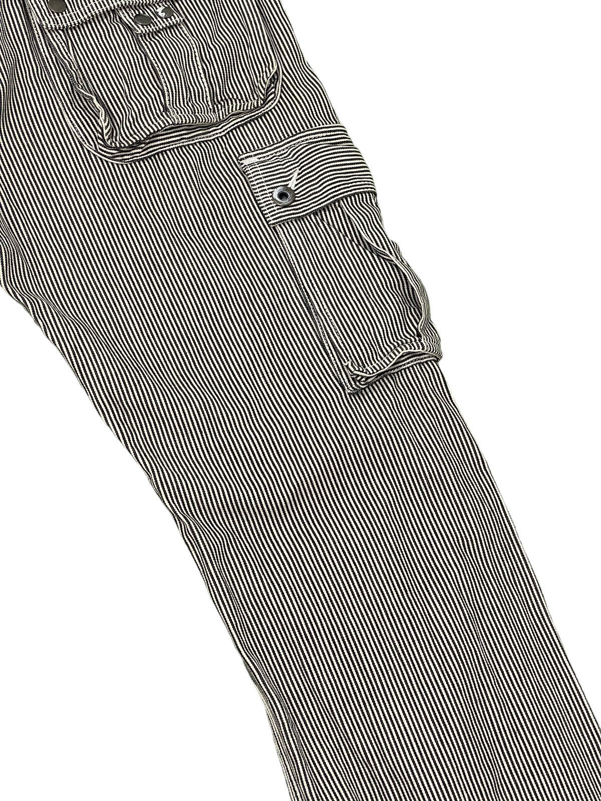 Japanese Brand Hickory Cargo Jeans Maniac Work Japan Regular 7🟦7 Size US 31 - 5 Thumbnail