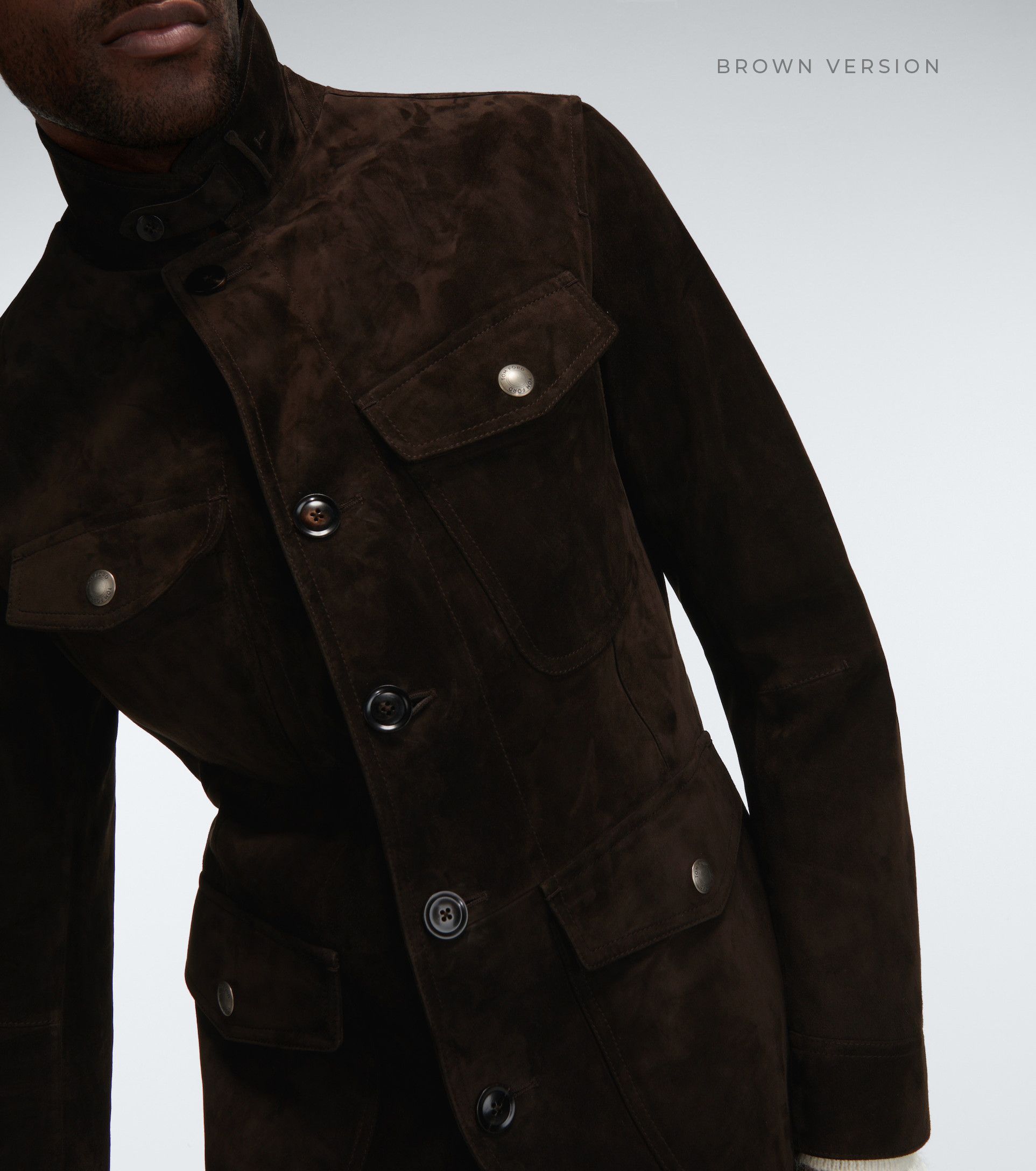 Tom Ford Ultimate Ultra-Rare New $10,800 w/tax Suede Field Jacket Size US M / EU 48-50 / 2 - 6 Thumbnail
