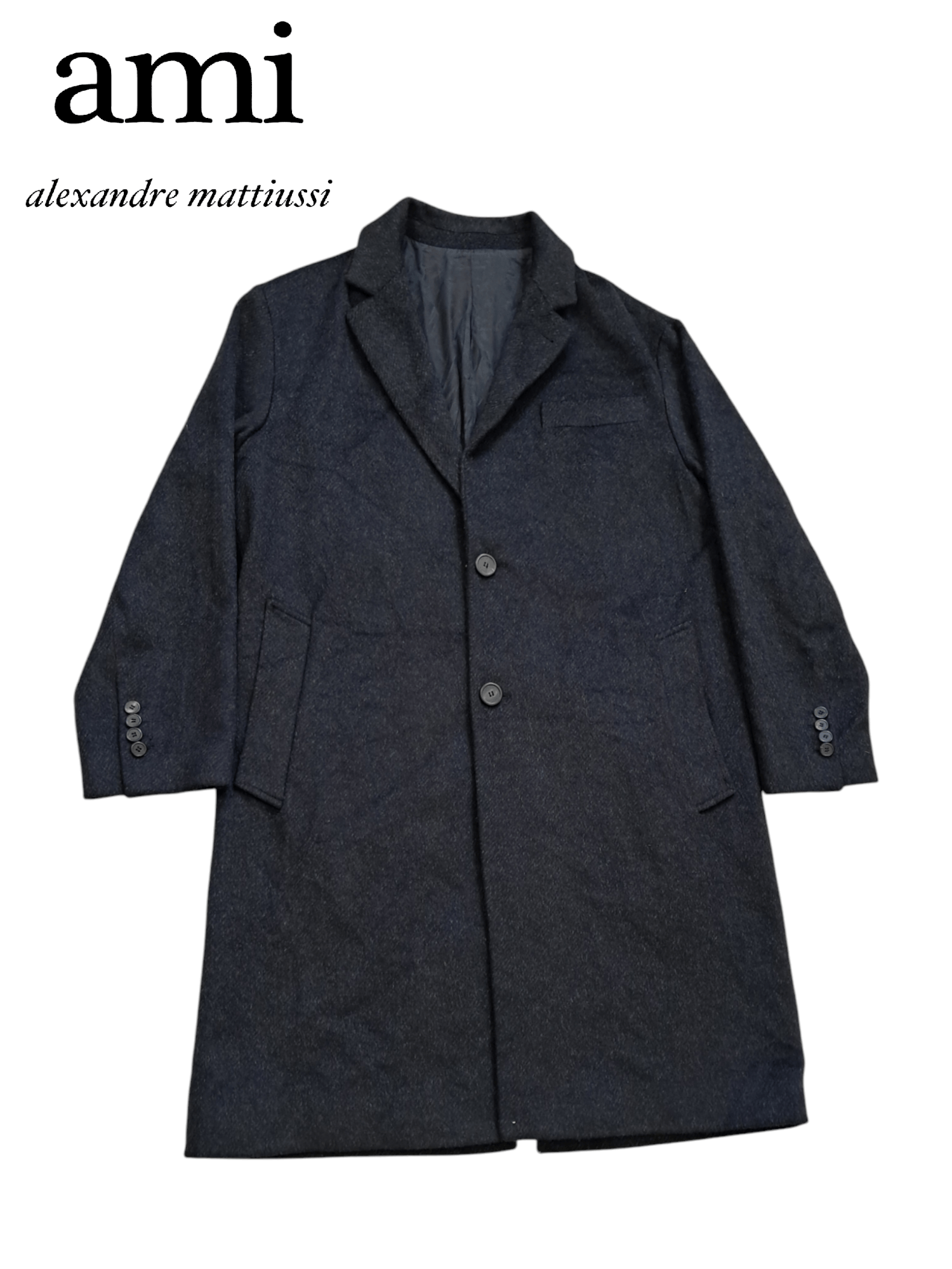 AMI × Luxury × Vintage AMI Alexandre Mattiusi Coat Chester Paris 