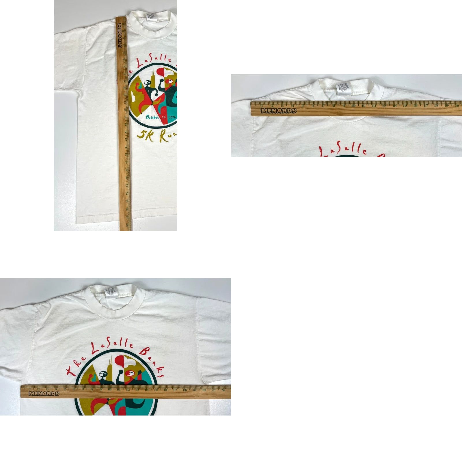 Vintage VINTAGE Murina The LaSalle Banks 5K Run Chicago T-Shirt Shope Prefix? Size US L / EU 52-54 / 3 - 8 Thumbnail