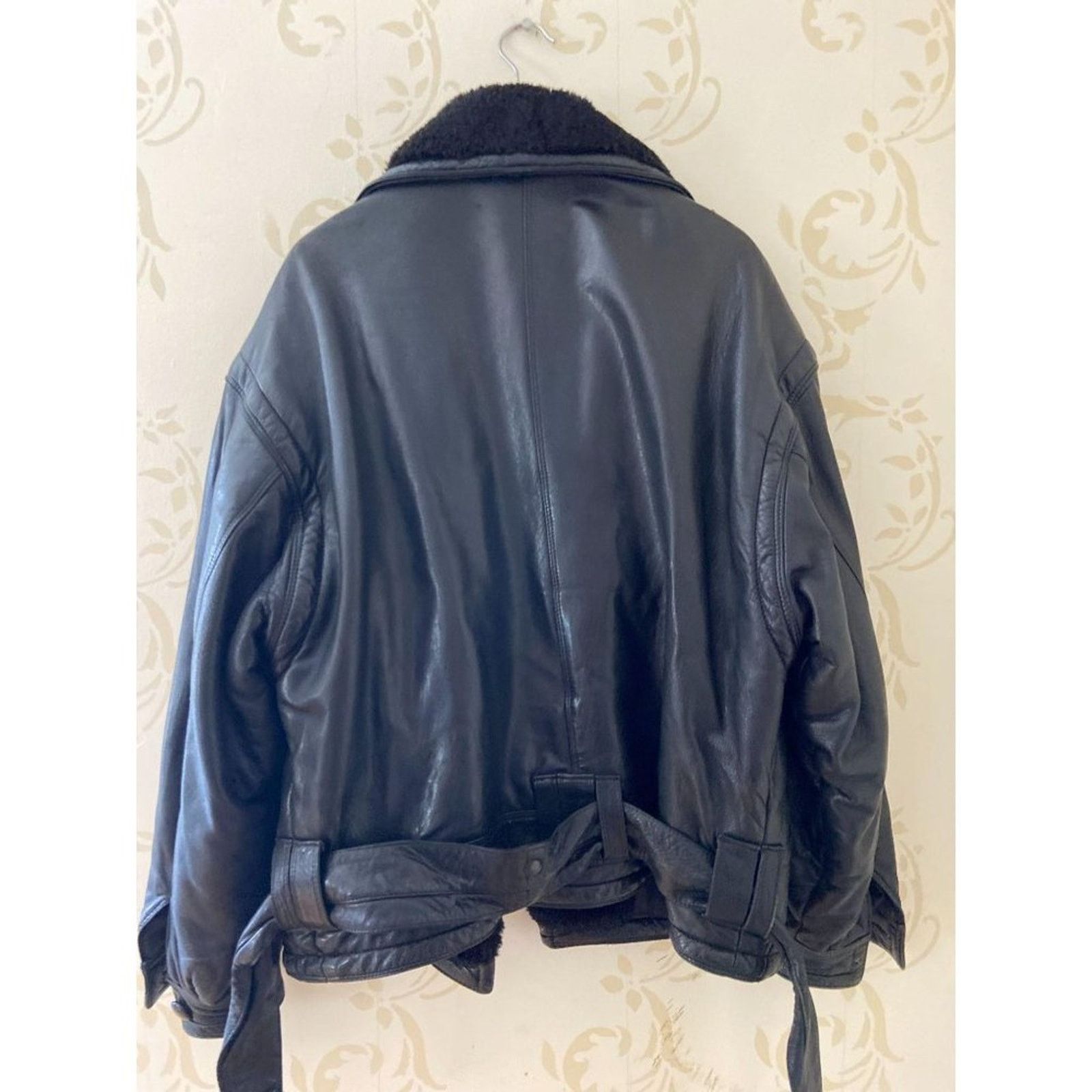 Saks Fifth Avenue Men's Size 40 Saks Fifth Avenue Neto Leather & Shearling Size US L / EU 52-54 / 3 - 6 Thumbnail