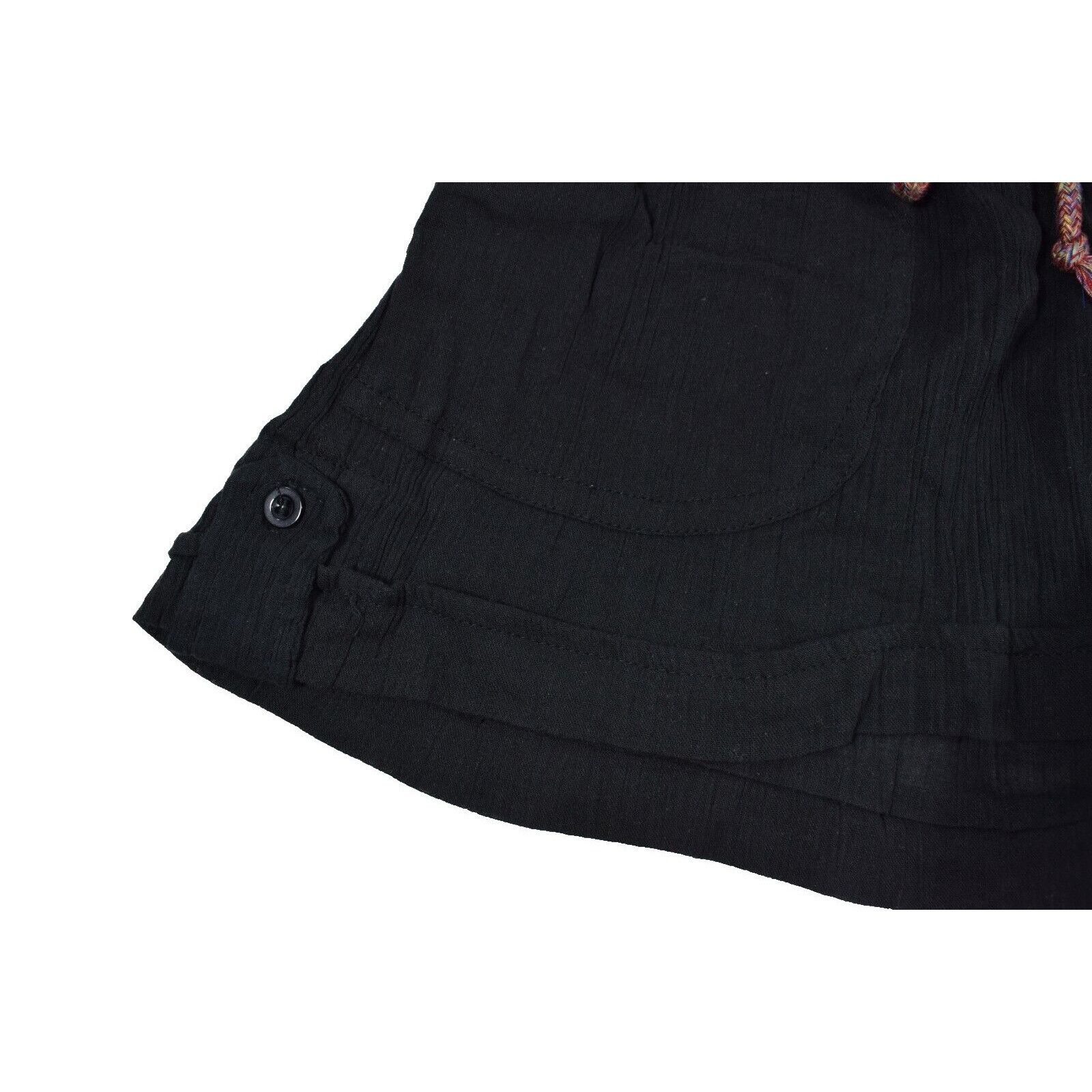 Other Magellan Outdoors Misses Medium Black Gauze Cuffed Shorts Ne Size 34" / US 12 / IT 48 - 3 Thumbnail