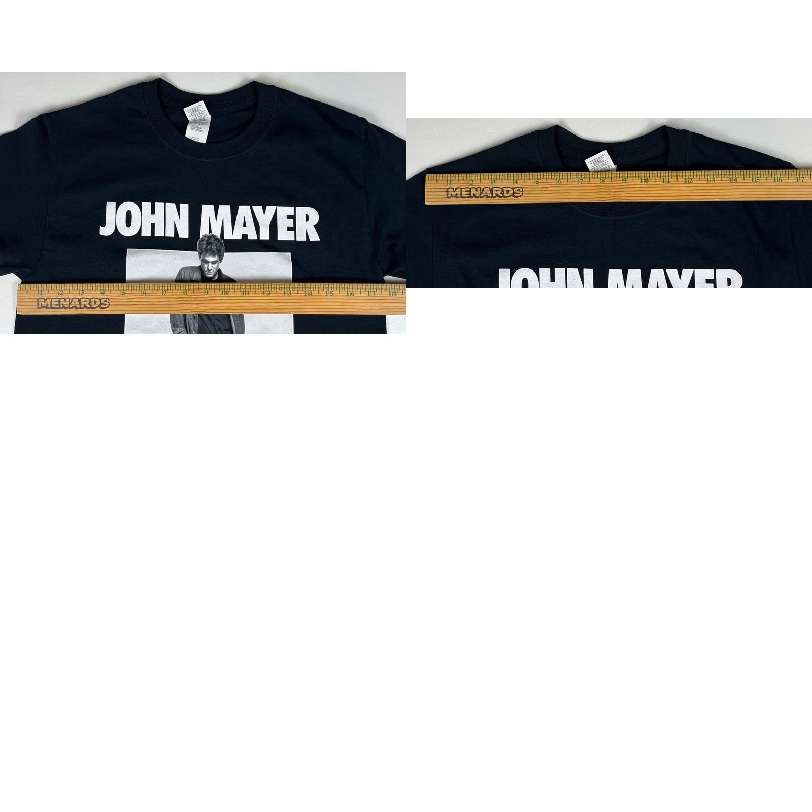 Gildan John Mayer World Tour 2019 T-Shirt Double-Sided Sz S Men Graphic Print Crew Neck Black Cotton Gildan Regular Size: S Vintage-Style? Size US S / EU 44-46 / 1 - 8 Thumbnail