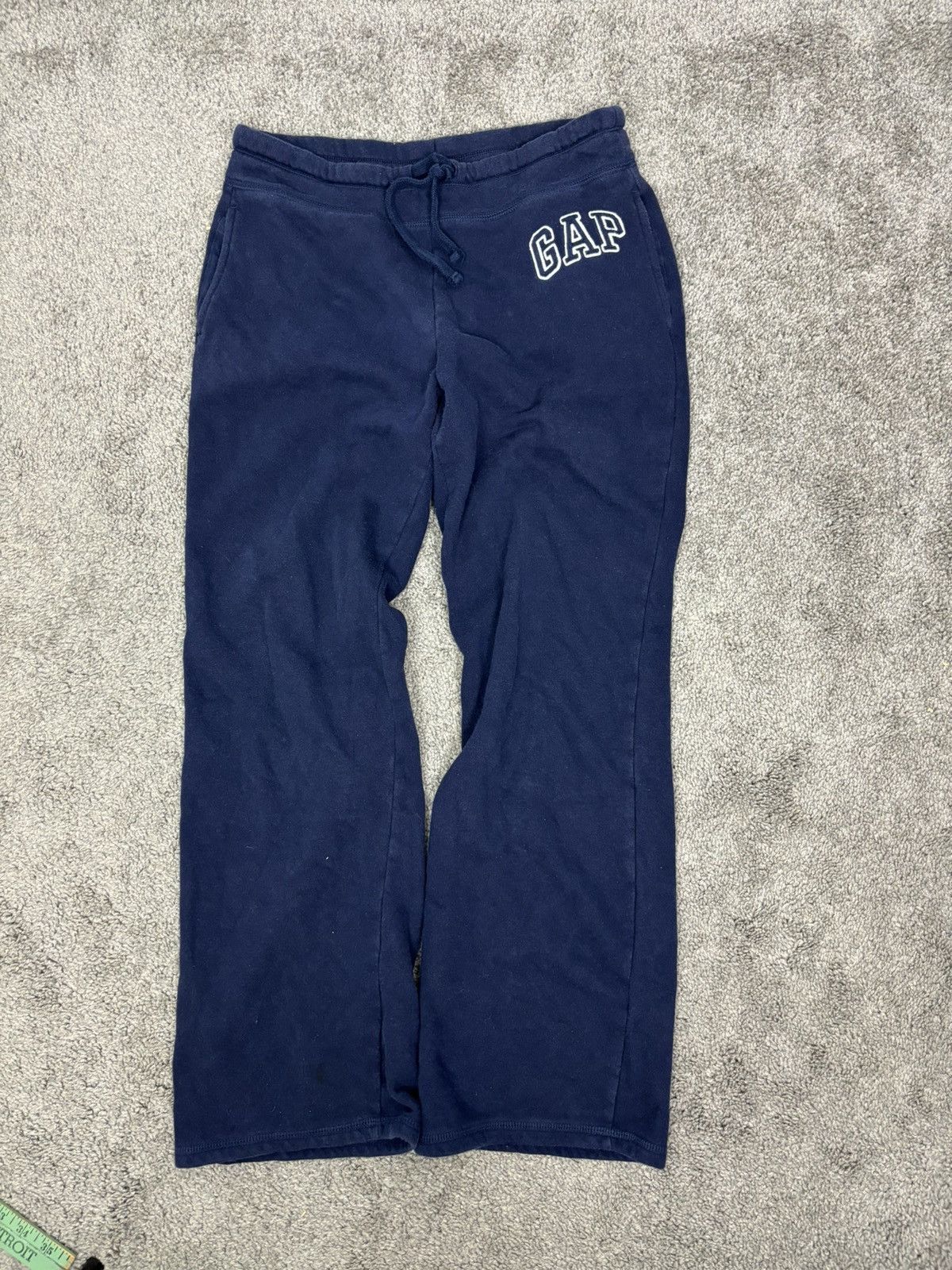 Vintage Y2k navy gap sweatpants Size US 30 / EU 46 - 4 Thumbnail