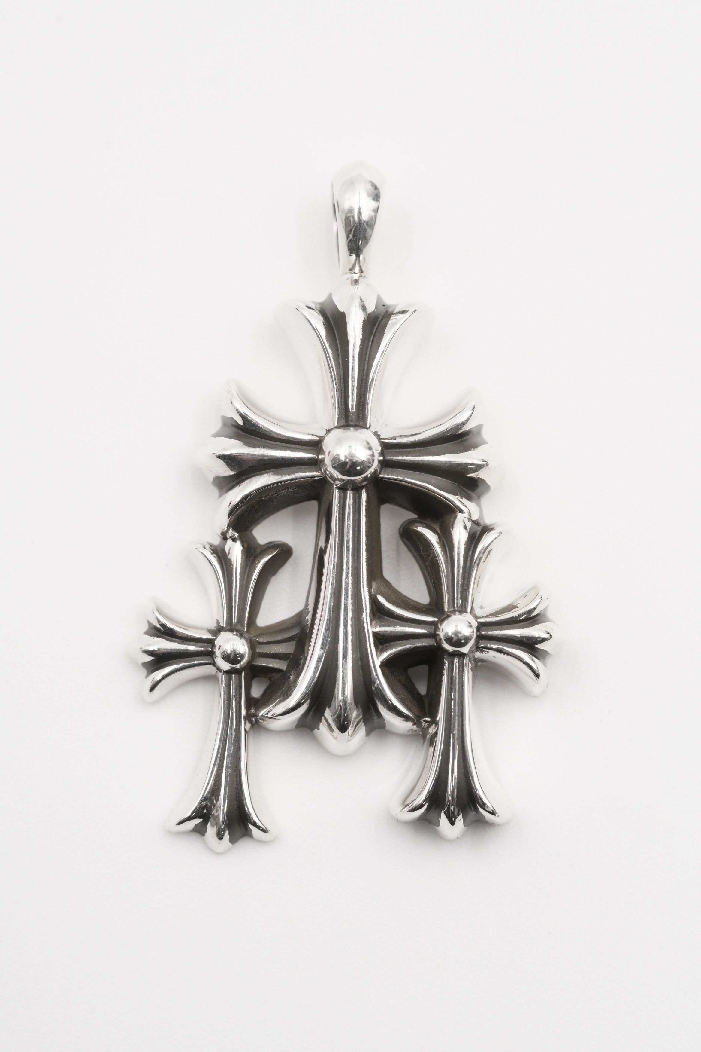 Chrome Hearts Chrome Hearts 925 Silver Triple Cross Pendant Size ONE SIZE - 3 Thumbnail