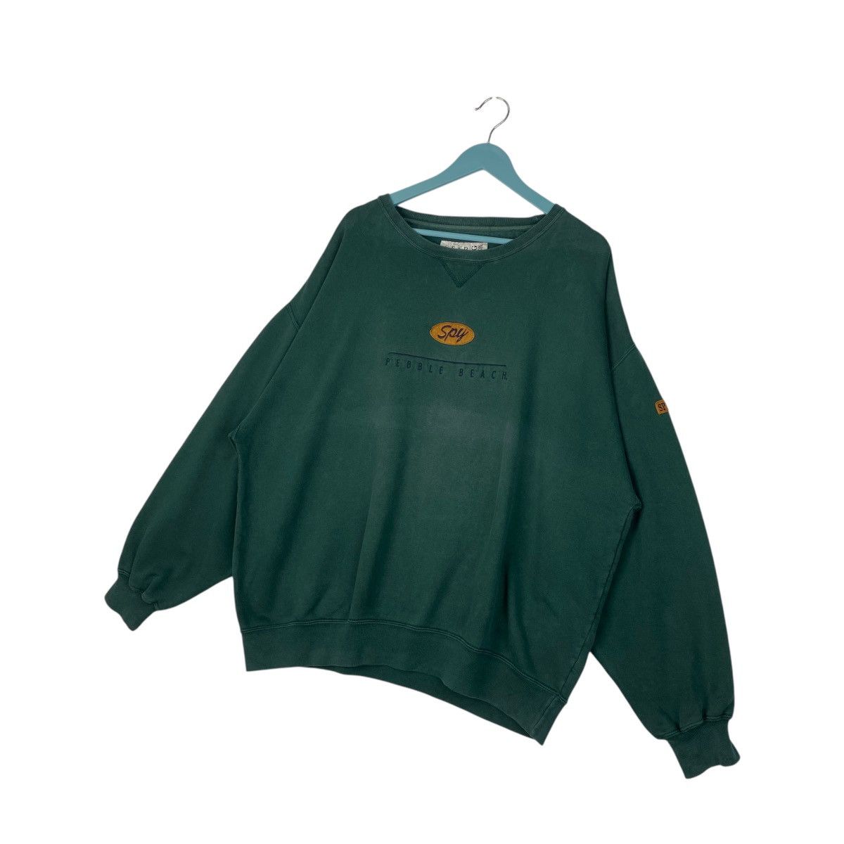 Designer × Vintage Vintage Gear For Sport Embroidered Crewneck Sweatshirt Green Size US XL / EU 56 / 4 - 2 Thumbnail