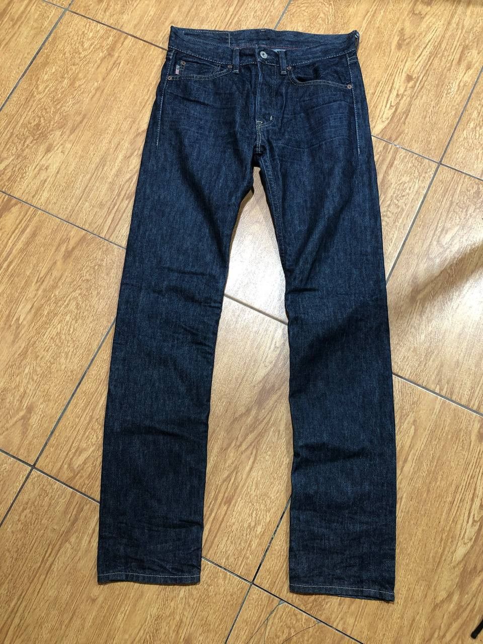 Polo Ralph Lauren Men's RALPH LAUREN MERCER Slim Straight Jeans Navy Blue Size US 30 / EU 46 - 18 Thumbnail