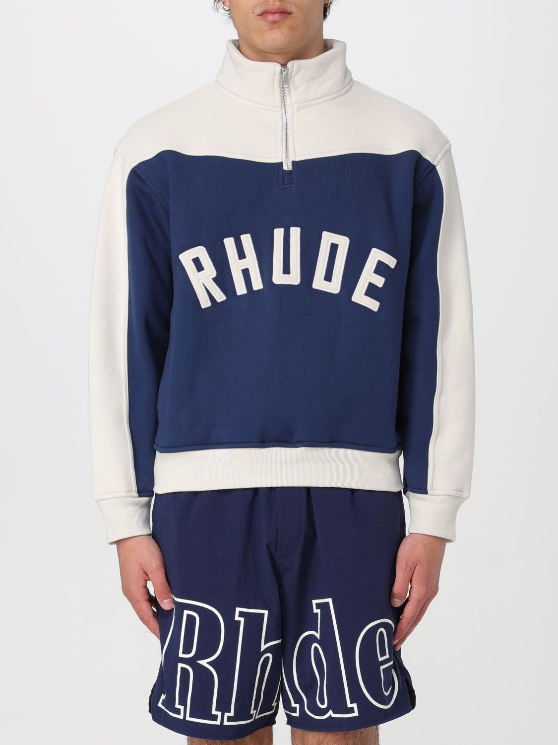 image of Rhude Sweatshirt Men Blue (Size Large)