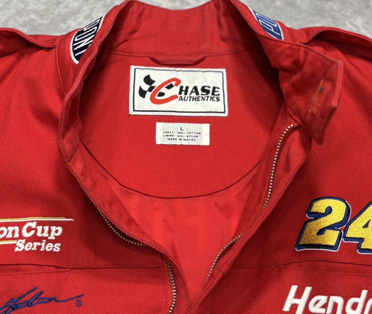 Chase Authentics Vintage Chase Authentics Nascar Jacket x Jeff Gordan Size US L / EU 52-54 / 3 - 4 Thumbnail