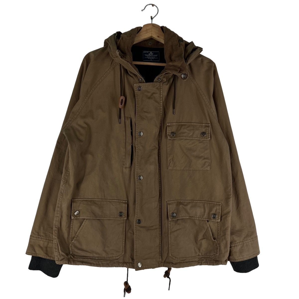 Hysteric Glamour 🔥VINTAGE BIKER JACKET GRN TOKYO JAPAN CARGO POCKETS Size US L / EU 52-54 / 3 - 1 Thumbnail