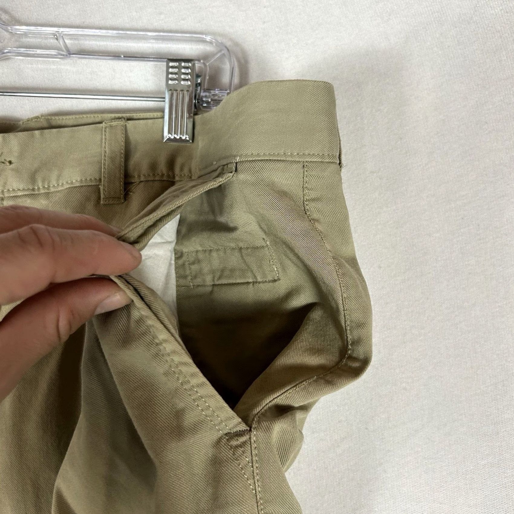 Tommy Bahama Tommy Bahama Flat Front Chino Pants Men 38x30 Beige Khaki Golf Stretch Tencel Size US 38 / EU 54 - 4 Thumbnail