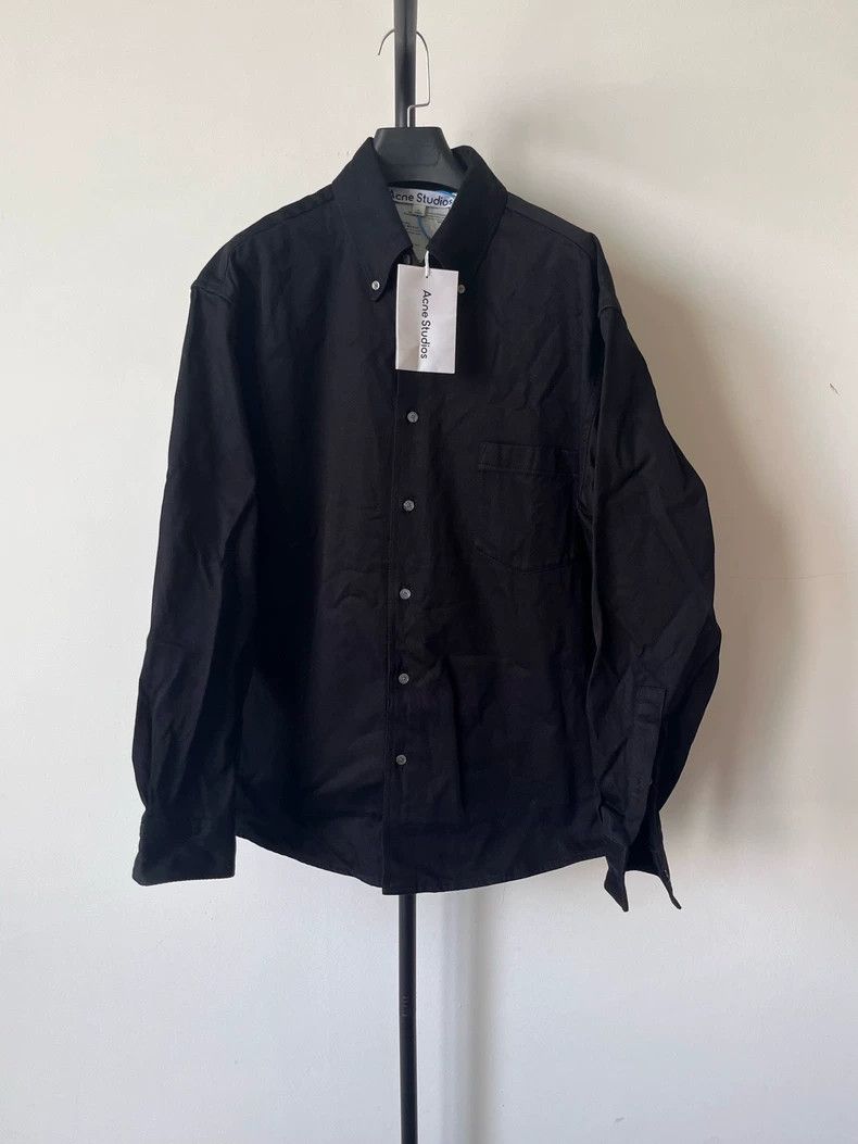 Acne Studios Acne Studios Black solid-color single-breasted long-sleeve Size US S / EU 44-46 / 1 - 1 Thumbnail