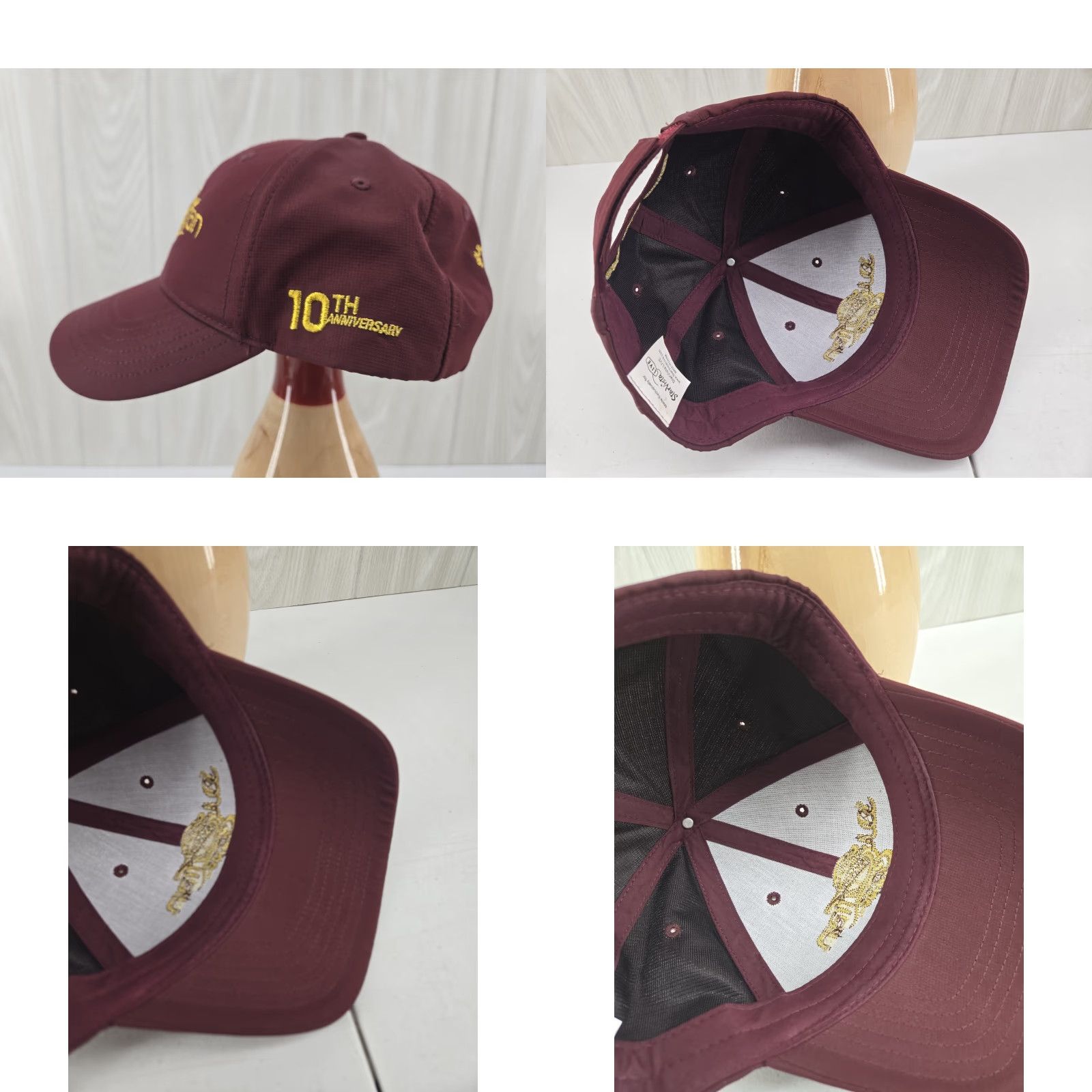 Vintage SOUL TRAIN CRUISE ADJUSTABLE STRAPBACK BASEBALL HAT CAP Maroon Unisex Adults One Size Sports Outdoor Adjustable Maroon Baseball Cap Hats Size ONE SIZE - 9 Thumbnail