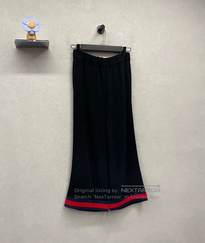 Gucci Gucci Black striped trousers Size 24" / US 00 / IT 34 - 3 Thumbnail