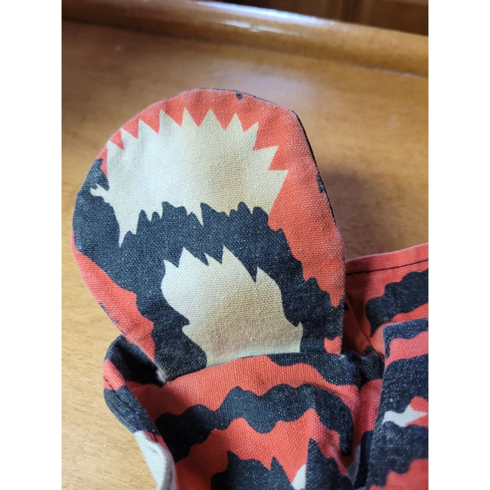Vintage **VINTAGE 1984 Trappakaps Orange Animal Print Hat Cap** User: Vintage 1984 Trappakaps Orange Animal Print Hat Cap Size ONE SIZE - 5 Thumbnail