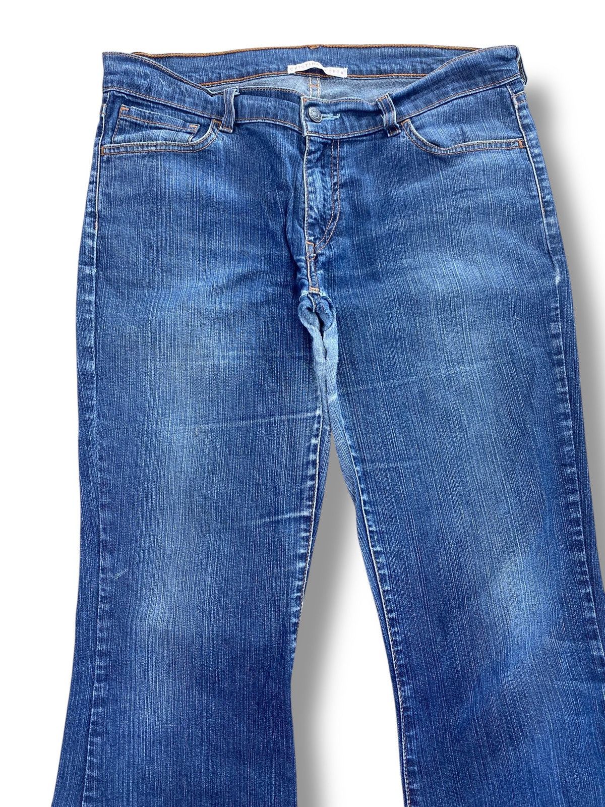 Levi's Levi’s X Cristina Llorca Faded Wash Style Flare Jeans Size US 34 / EU 50 - 2 Thumbnail
