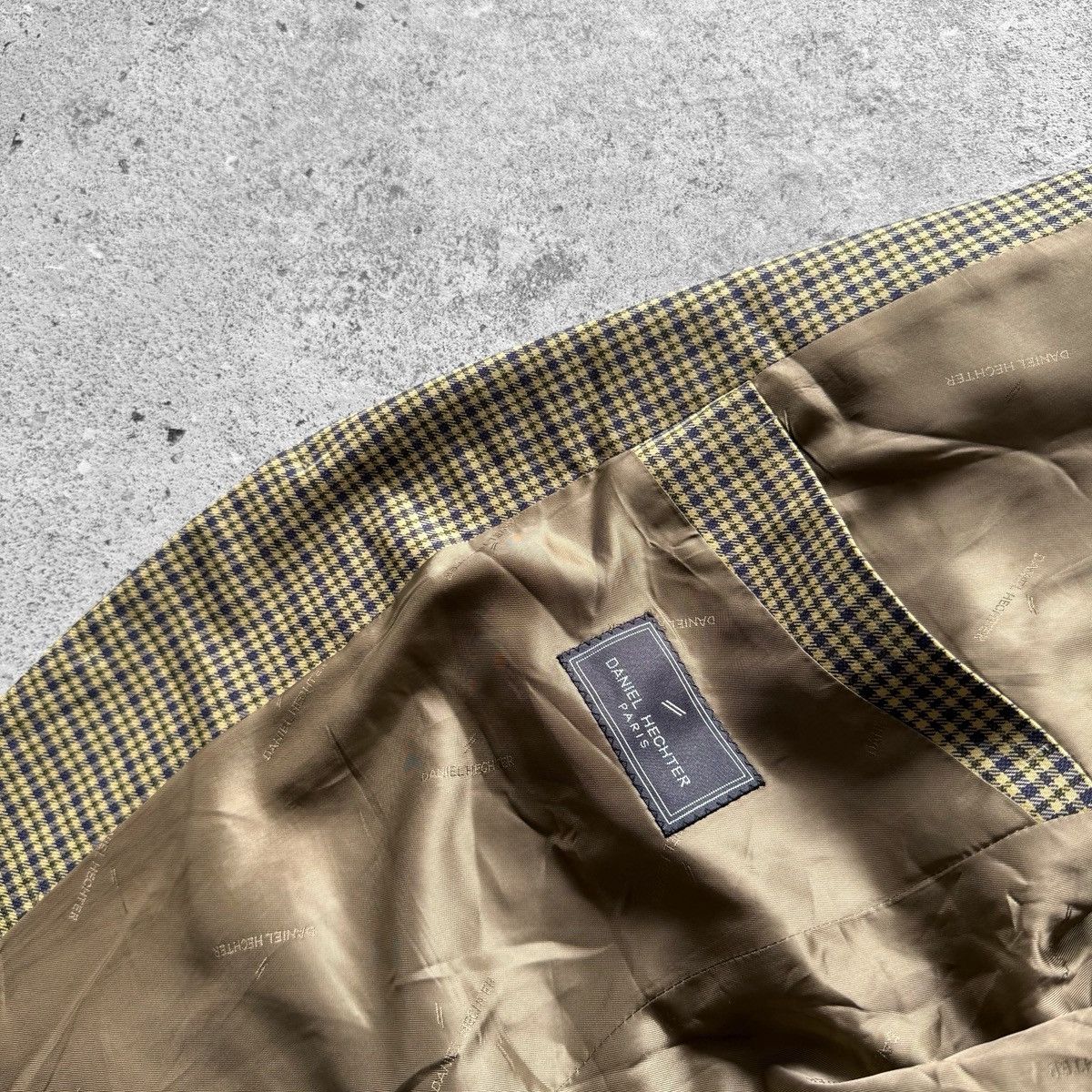 Daniel Hechter Daniel Hechter Paris Wool Blazer Check Tailored Jacket Size 42R - 7 Thumbnail