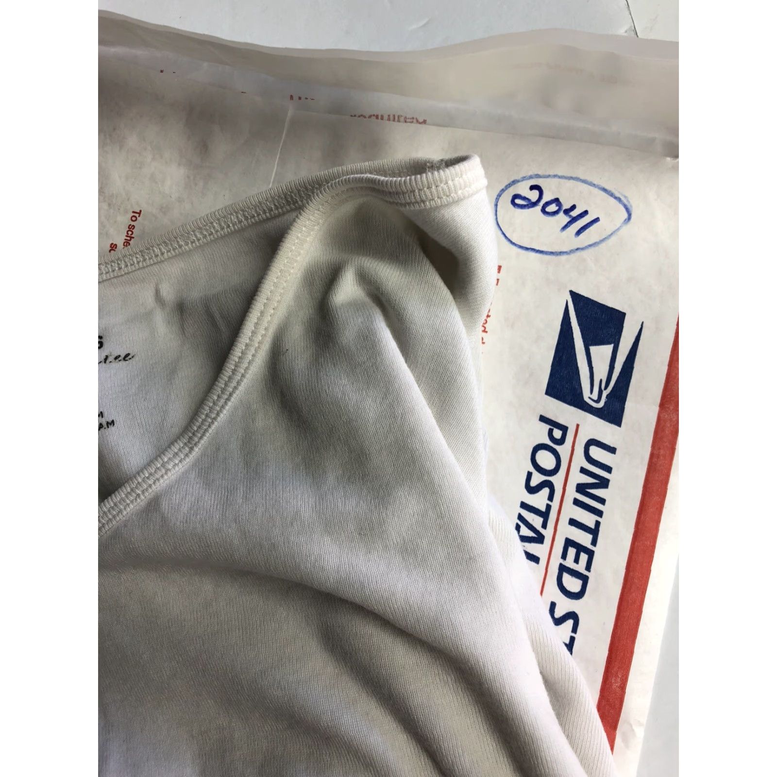 Vintage Chicos The Ultimate Tee White Womens Short Sleeve T-Shirt 100% Cotton Size 1 (Stains) Womens Size 25" / US 0 / IT 36 - 8 Thumbnail