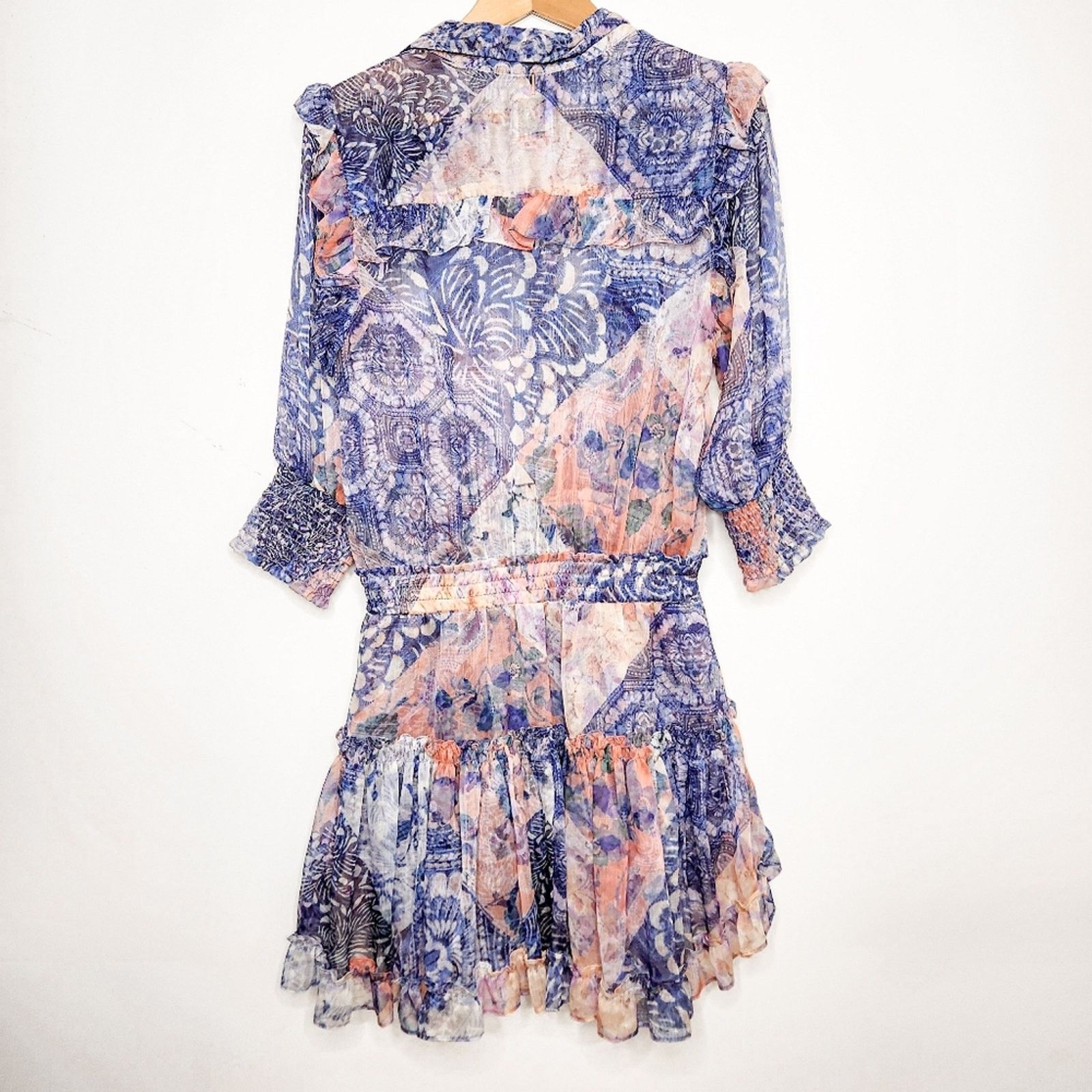 MISA Los Angeles Misa Los Angeles Amelie Dress Namaskar Patchwork Size M Size M / US 6-8 / IT 42-44 - 5 Thumbnail