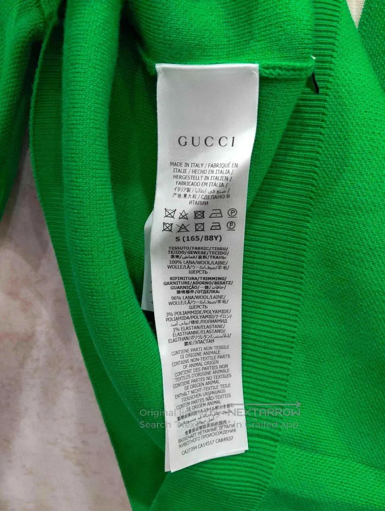 Gucci Gucci Lapel casual wool short-sleeved polo shirt Size S / US 4 / IT 40 - 4 Thumbnail