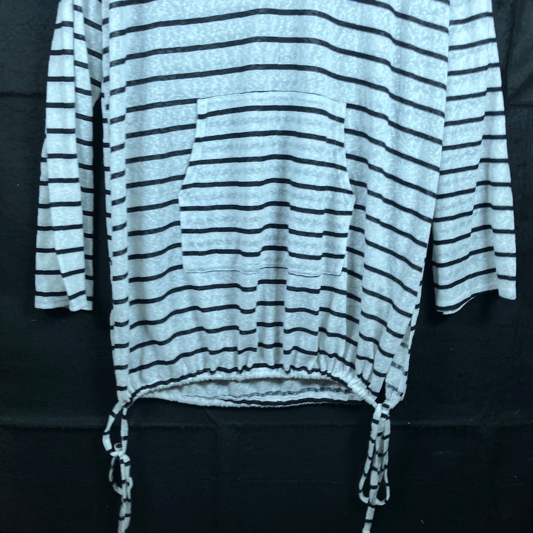 Vintage Kona Sol Shirt Women White Sheer Beach Cover Up Drawstring Waist XL Size XL / US 12-14 / IT 48-50 - 3 Thumbnail