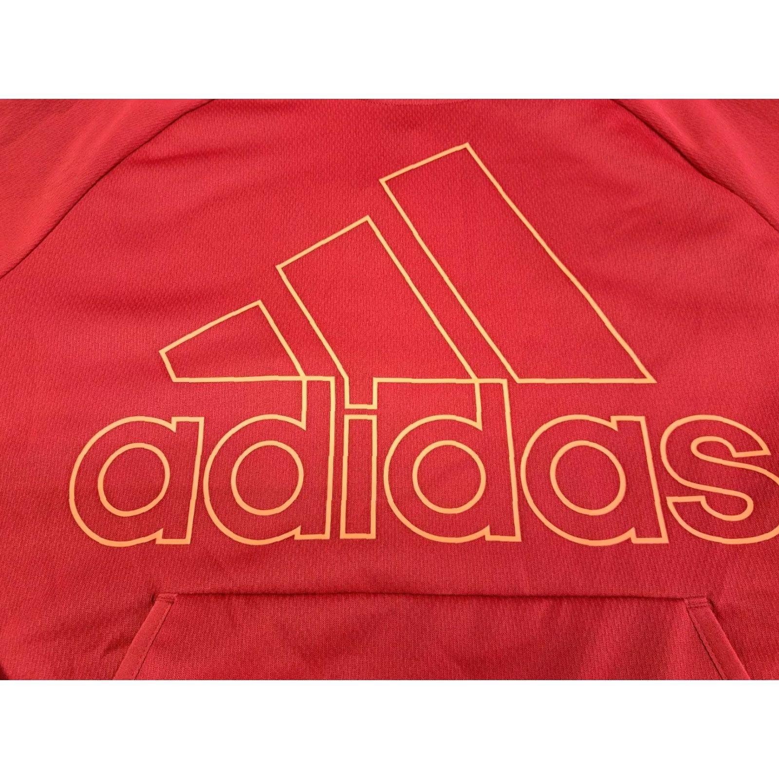 Adidas Adidas Womens Long Sleeve Hooded Pullover Maroon Climawarm Large #6373 Size L / US 10 / IT 46 - 6 Thumbnail