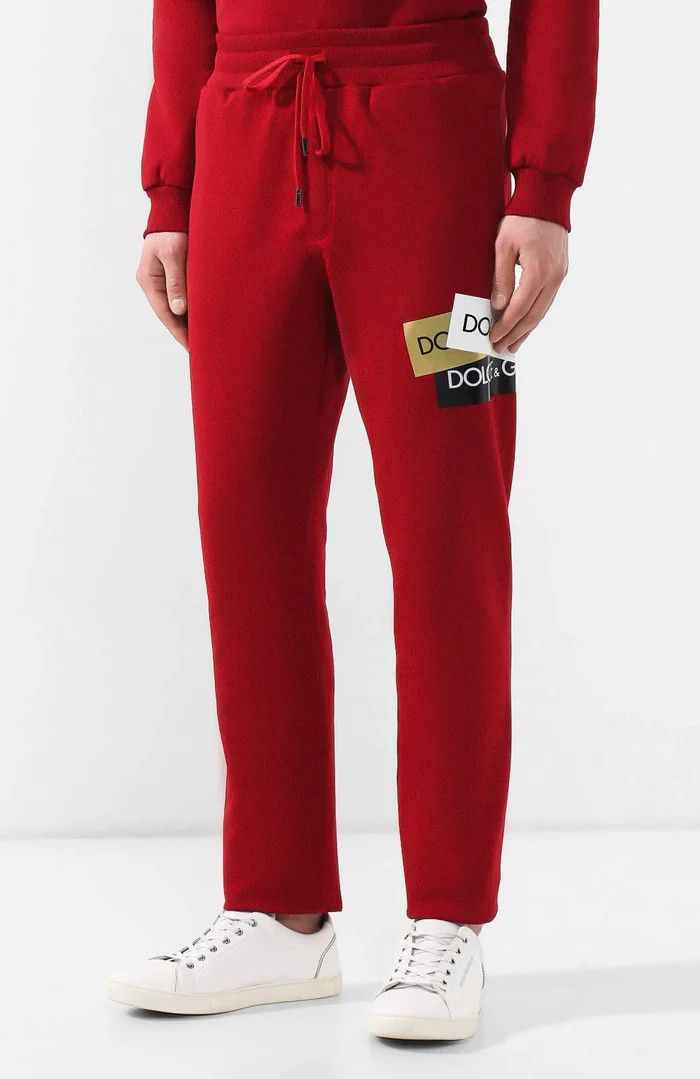 Dolce & Gabbana o1y0125 Jogger & Sweatpant in Red Size US 42 / EU 58 - 3 Thumbnail