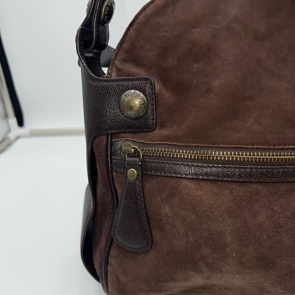 Marc Jacobs Marc Jacobs Vintage Suede and Leather Multiple Compartment Crossbody Bag Size ONE SIZE - 3 Thumbnail
