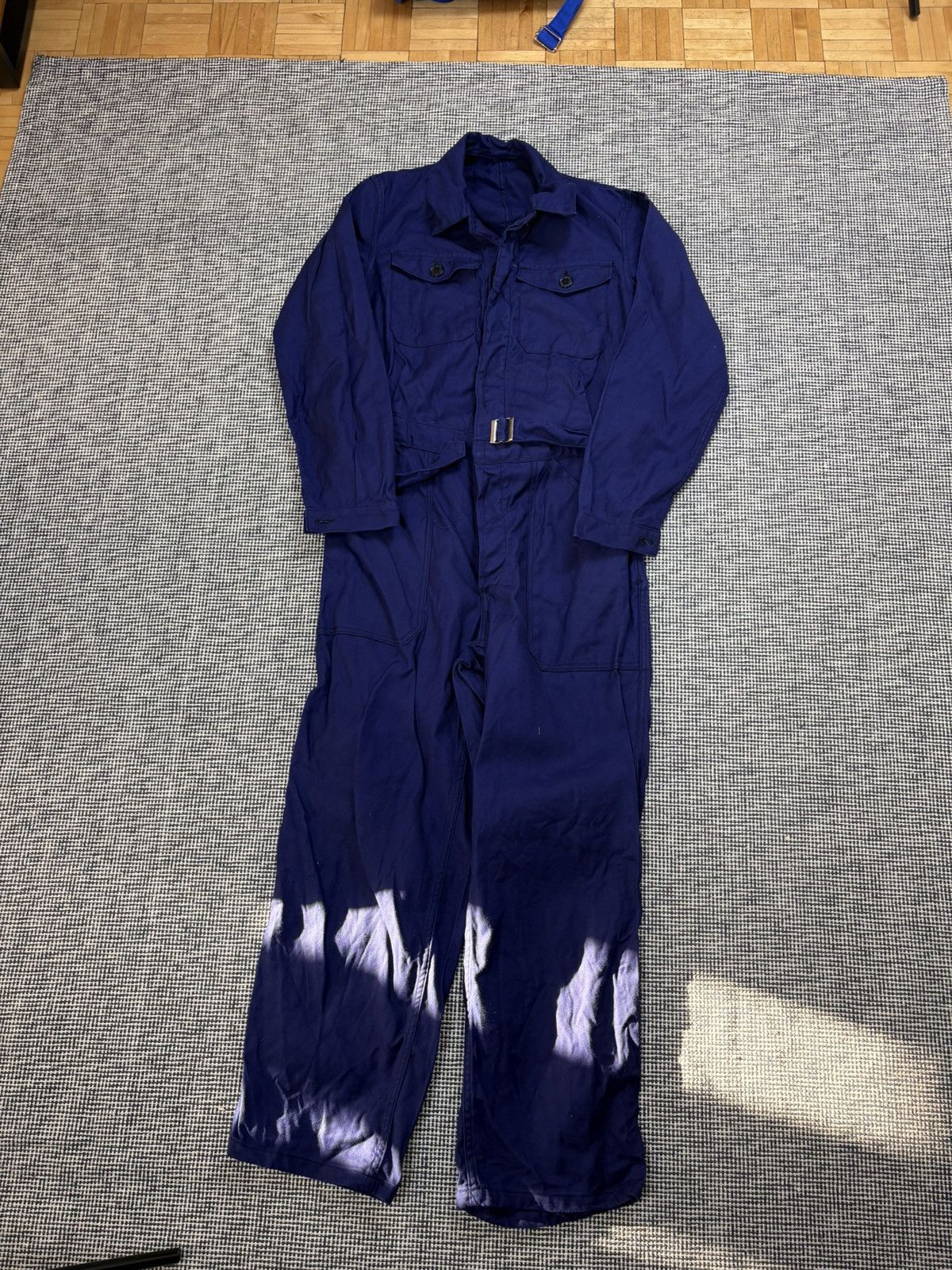 Le Laboureur 40s Vulcain rare button up sanfor coveralls jumpsuit french Size US S / EU 44-46 / 1 - 3 Thumbnail