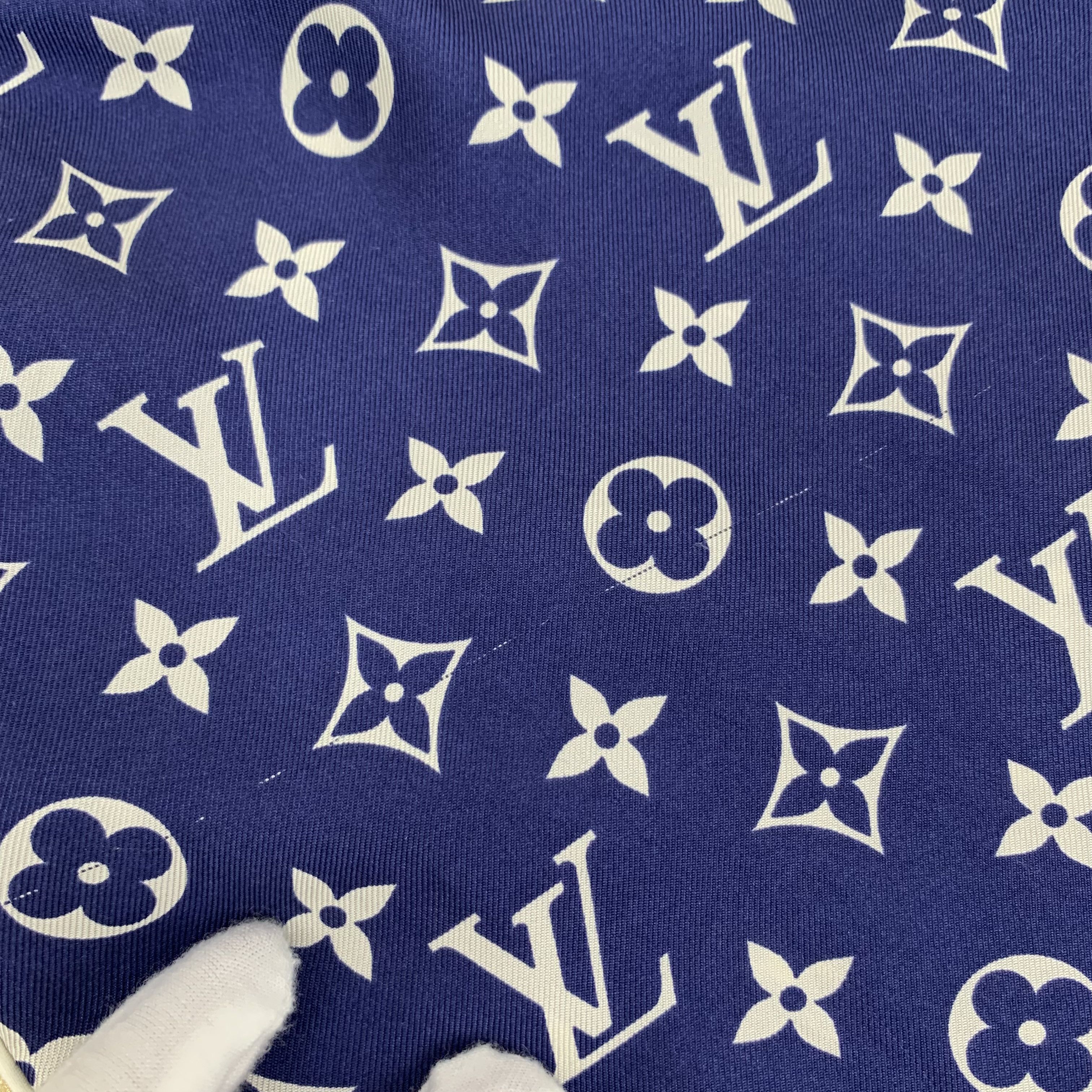 Louis Vuitton Louis Vuitton Monogram Print Shorts Blue (38) Size 26" / US 2 / IT 38 - 8 Thumbnail