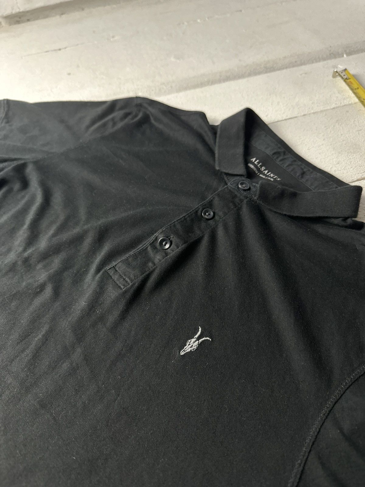 Allsaints 🚨ALLSAINTS BLACK POLO TANK SHIRT LUXURY OPIUM Y2K Size US M / EU 48-50 / 2 - 6 Thumbnail