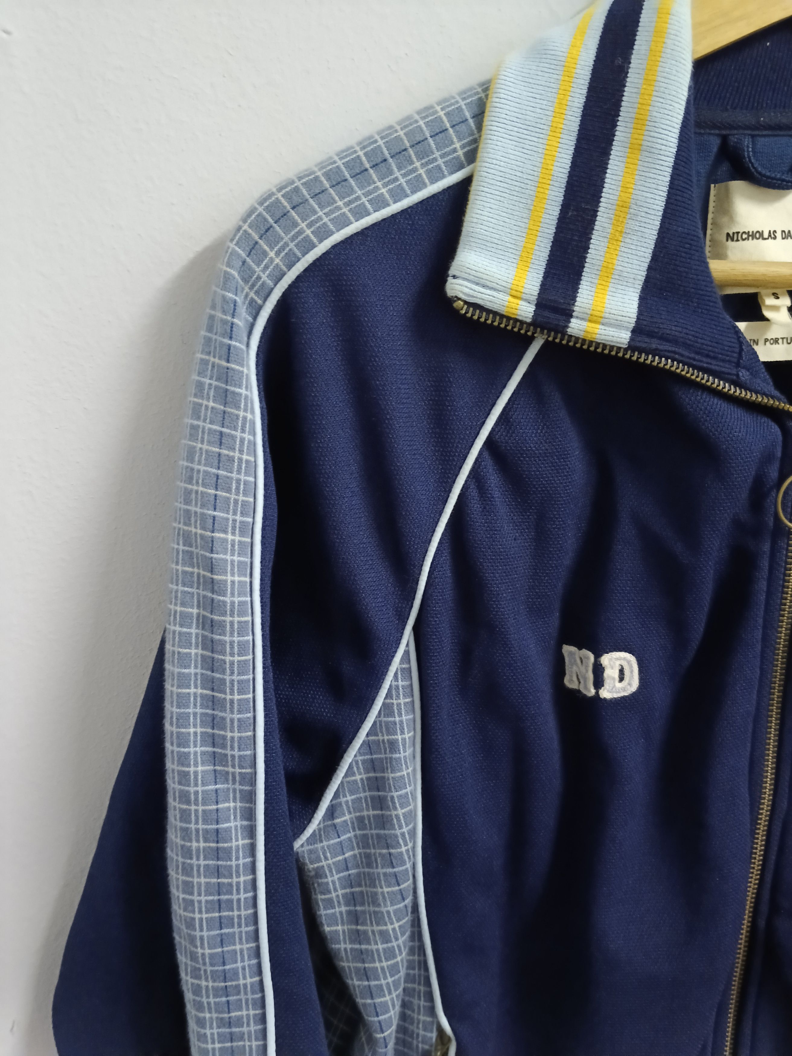 Nicholas Daley NICHOLAS DALEY PANELLED JACQUARD TRACK JACKET Size US S / EU 44-46 / 1 - 4 Thumbnail
