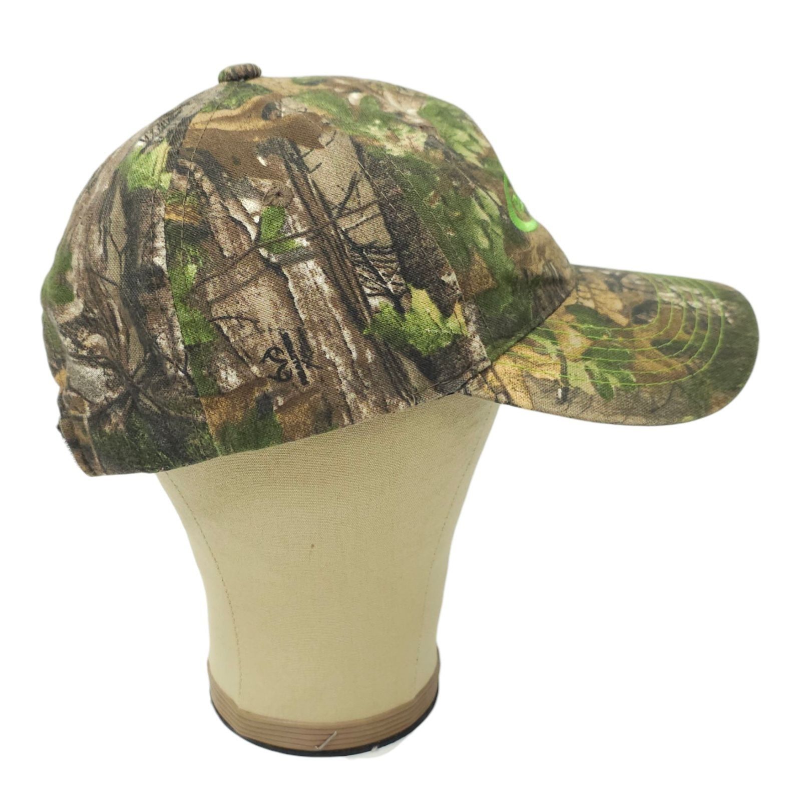 Realtree Team Realtree Camo Hat Strapback Cap Green Embroidered Logo Size ONE SIZE - 9 Thumbnail