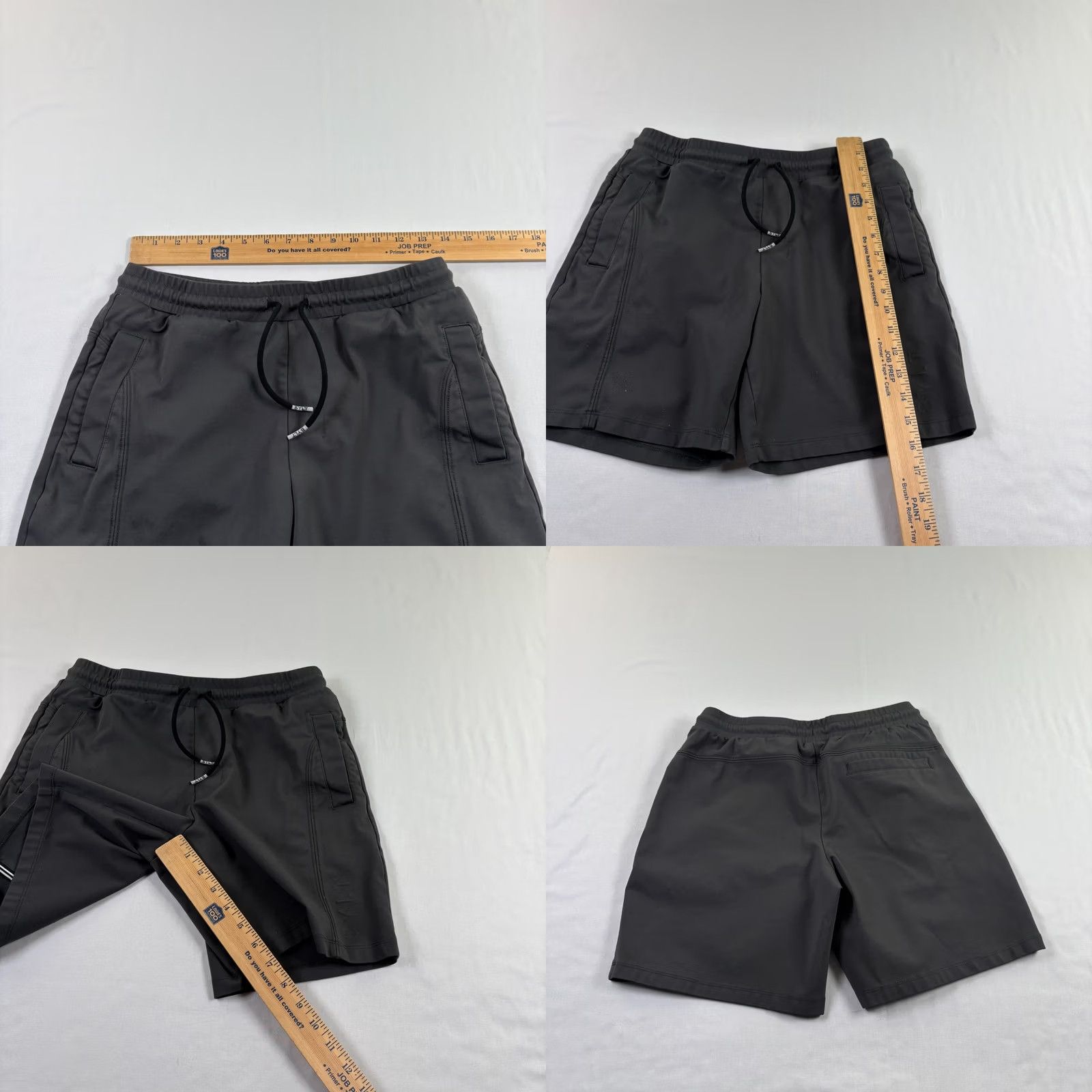 Asics BYLT Jogger Shorts Mens S Gray Premium Basics Casual Stretch Athleisure Size US 29 - 8 Thumbnail