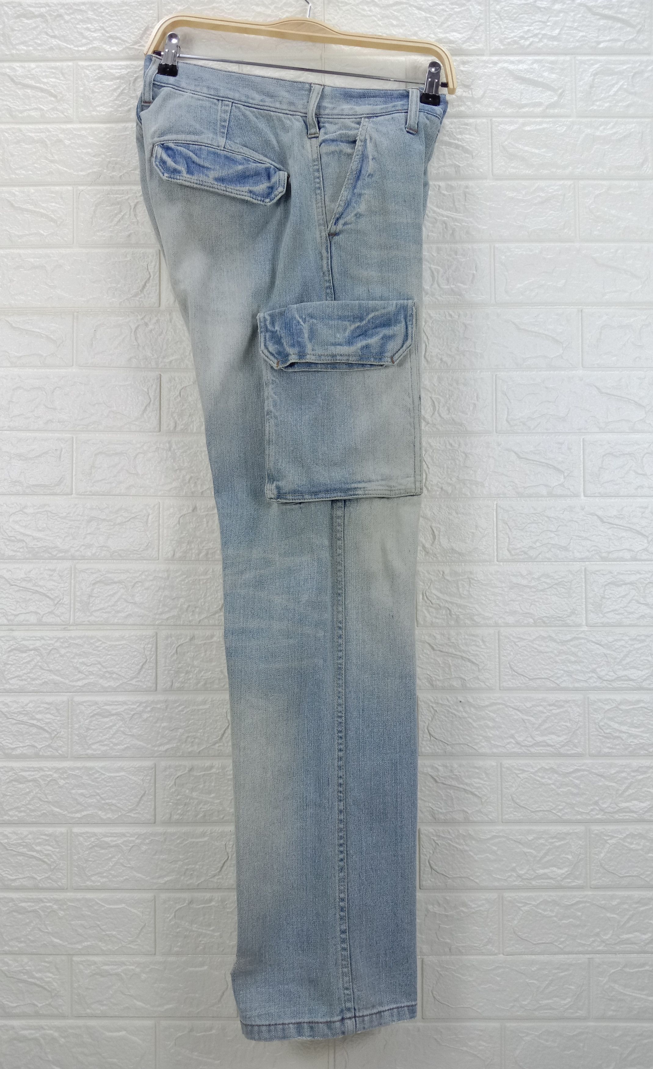 Global Work Vintage Global Work Multi Pocket Cargo Jeans Size US 30 / EU 46 - 10 Thumbnail