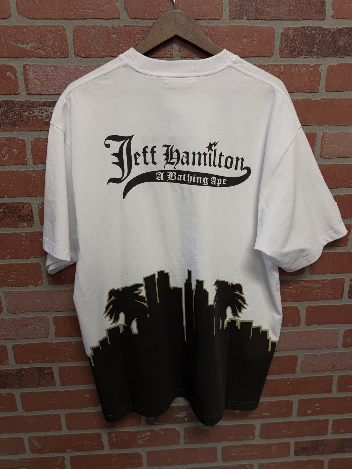 Bape × Jeff Hamilton Bape Jeff Hamilton Tee Shirt White Size XL (NEW) Size US XL / EU 56 / 4 - 4 Thumbnail