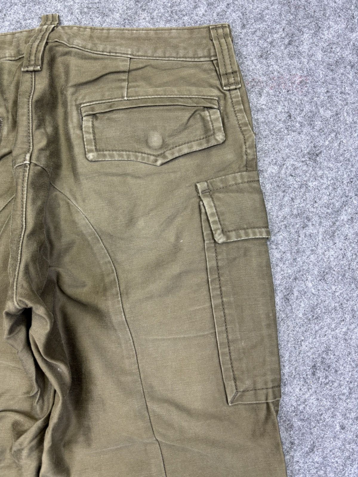 Japanese Brand DISCIPLE motocyclist Stylish Sturdy Cargo Biker Pant F739 Size US 29 - 13 Thumbnail