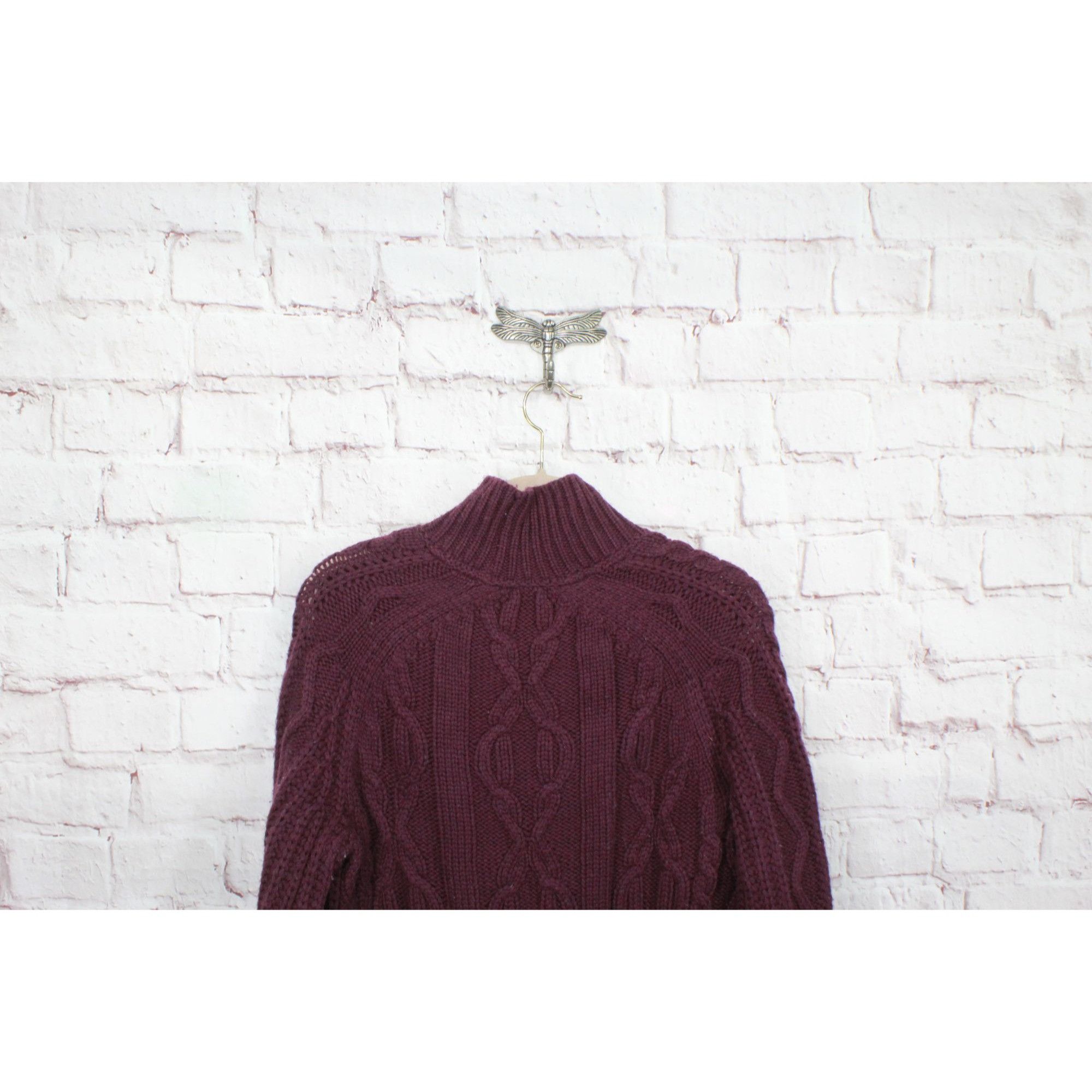 L.L. Bean LL Bean Women's Cozy Fisherman Sweaters and Pullovers Size S / US 4 / IT 40 - 4 Thumbnail