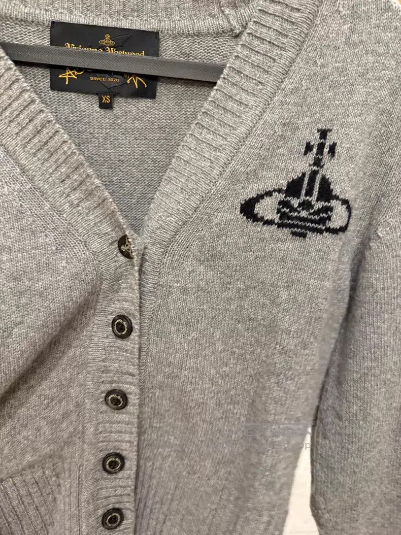 Vivienne Westwood Vivienne Westwood Gray knit cardigan Size XS / US 0-2 / IT 36-38 - 2 Thumbnail