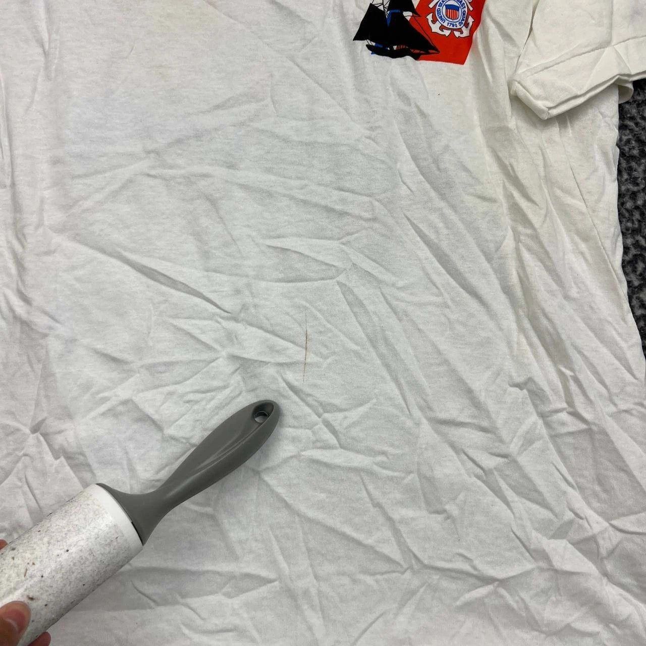 Fruit Of The Loom Vintage US Coast Guard Shirt Men L White New with Defects Size US L / EU 52-54 / 3 - 3 Thumbnail