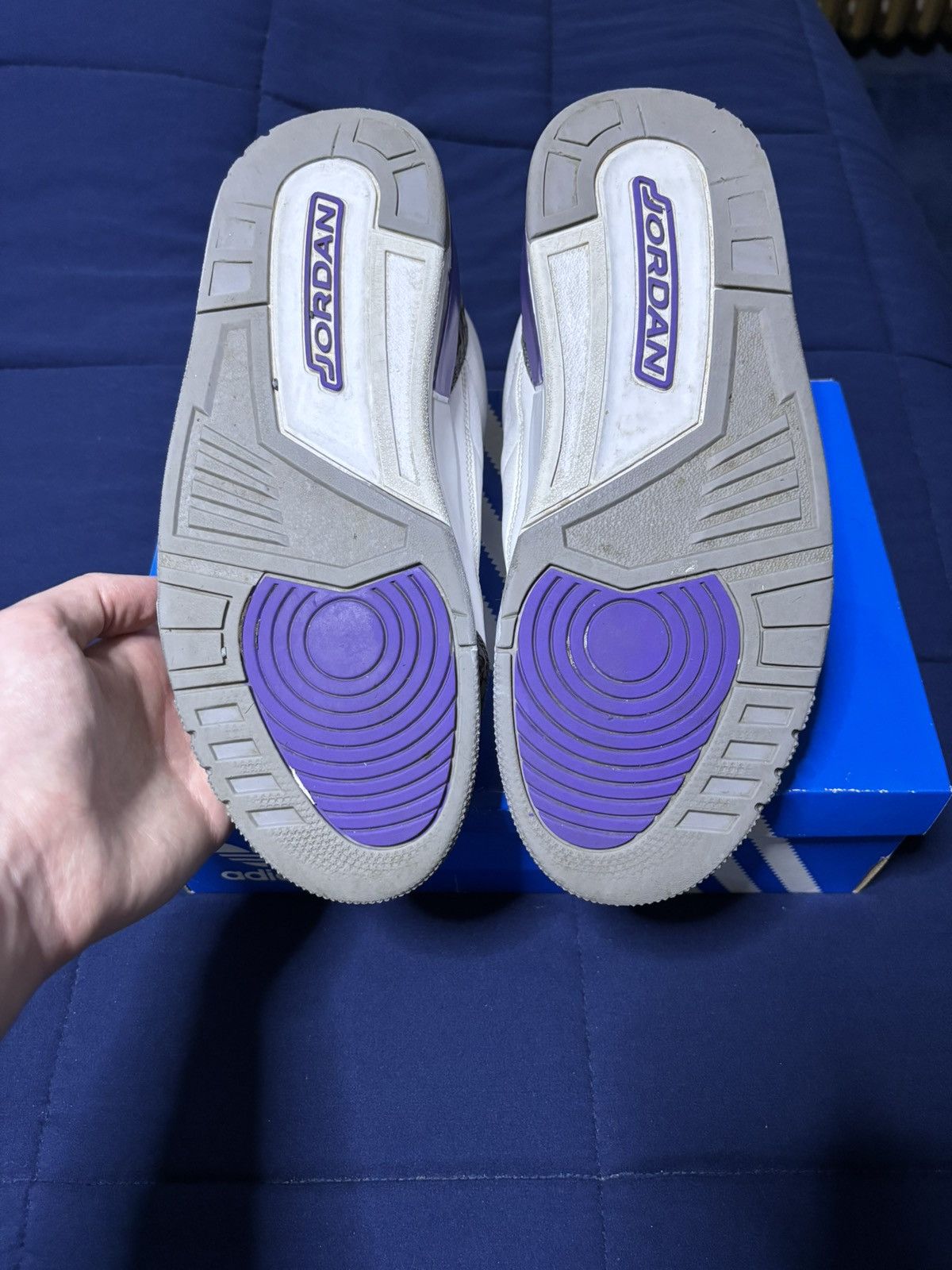 Jordan Brand Jordan 3 Retro Dark Iris 2022 Size 9.5 Size US 9.5 / EU 42-43 - 6 Thumbnail