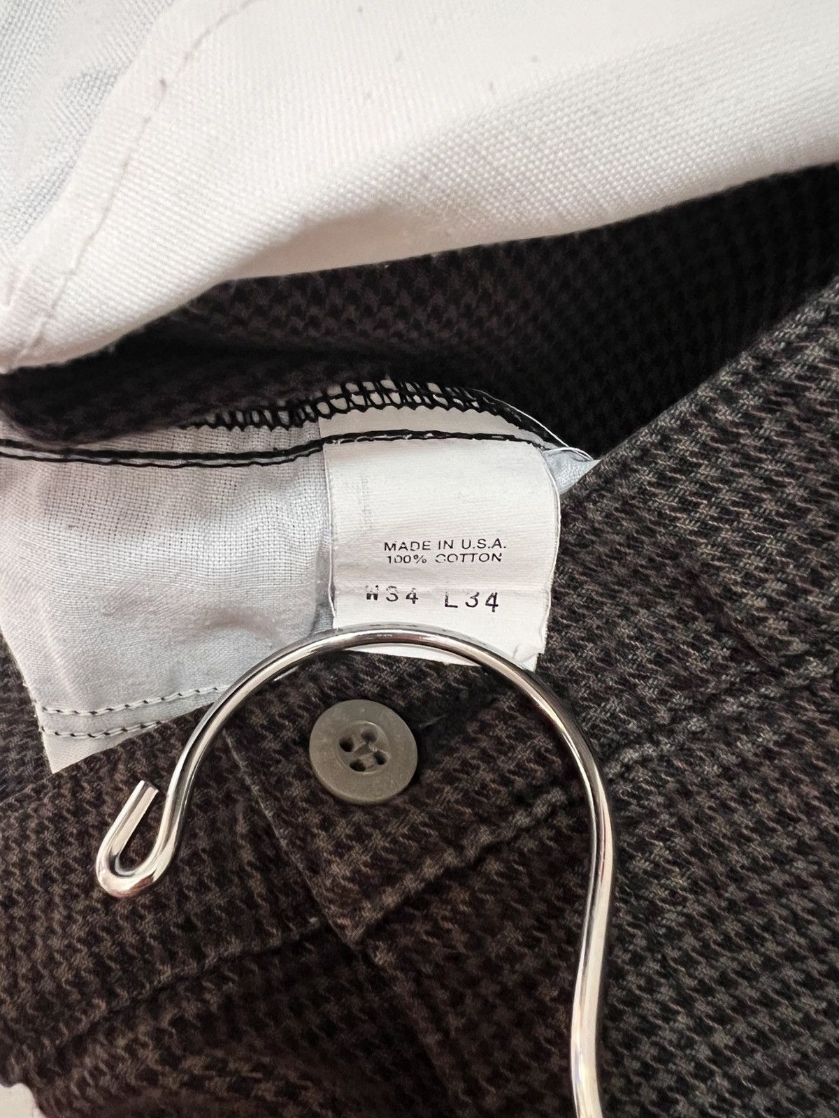 Dockers Dockers Pleated Herringbone Trousers Size US 32 / EU 48 - 7 Thumbnail