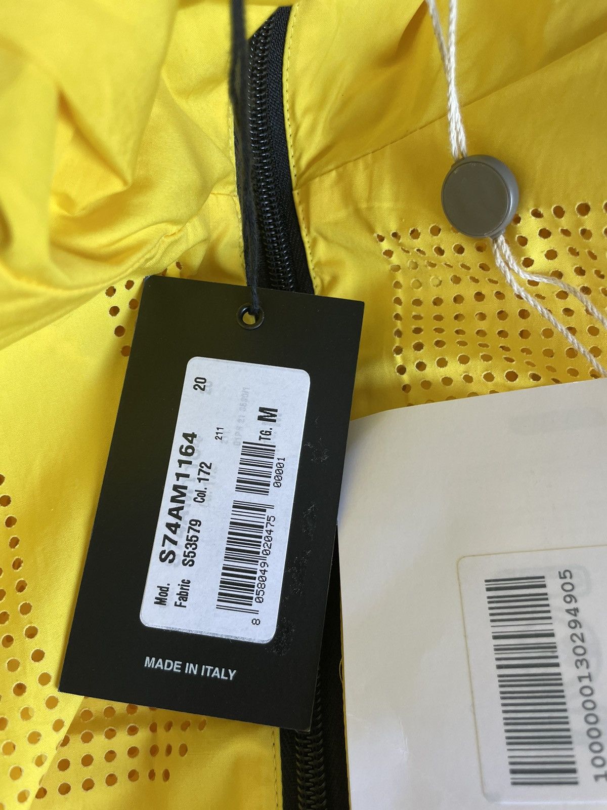 DSQUARED2 PERFORATED OUTERWEAR JACKET WITH HOOD
