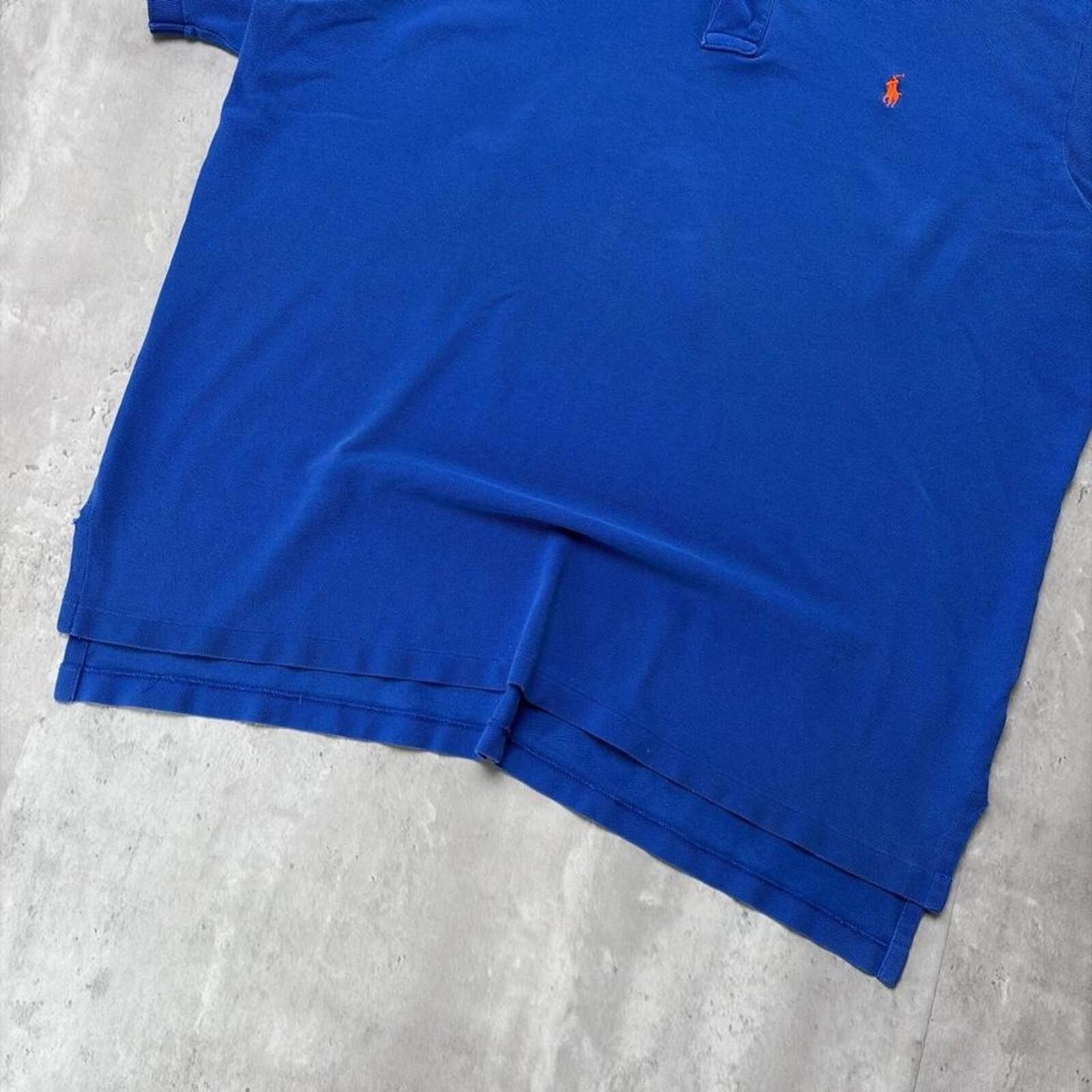 Polo Ralph Lauren Vintage 90’s Blue Polo Ralph Lauren Polo Shirt Size US XXL / EU 58 / 5 - 4 Thumbnail