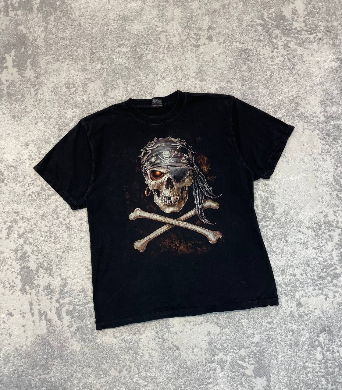 Other Vintage Rock@Tees T-Shirt Mens Black Biker Rock Graphic Size US XL / EU 56 / 4 - 1 Thumbnail