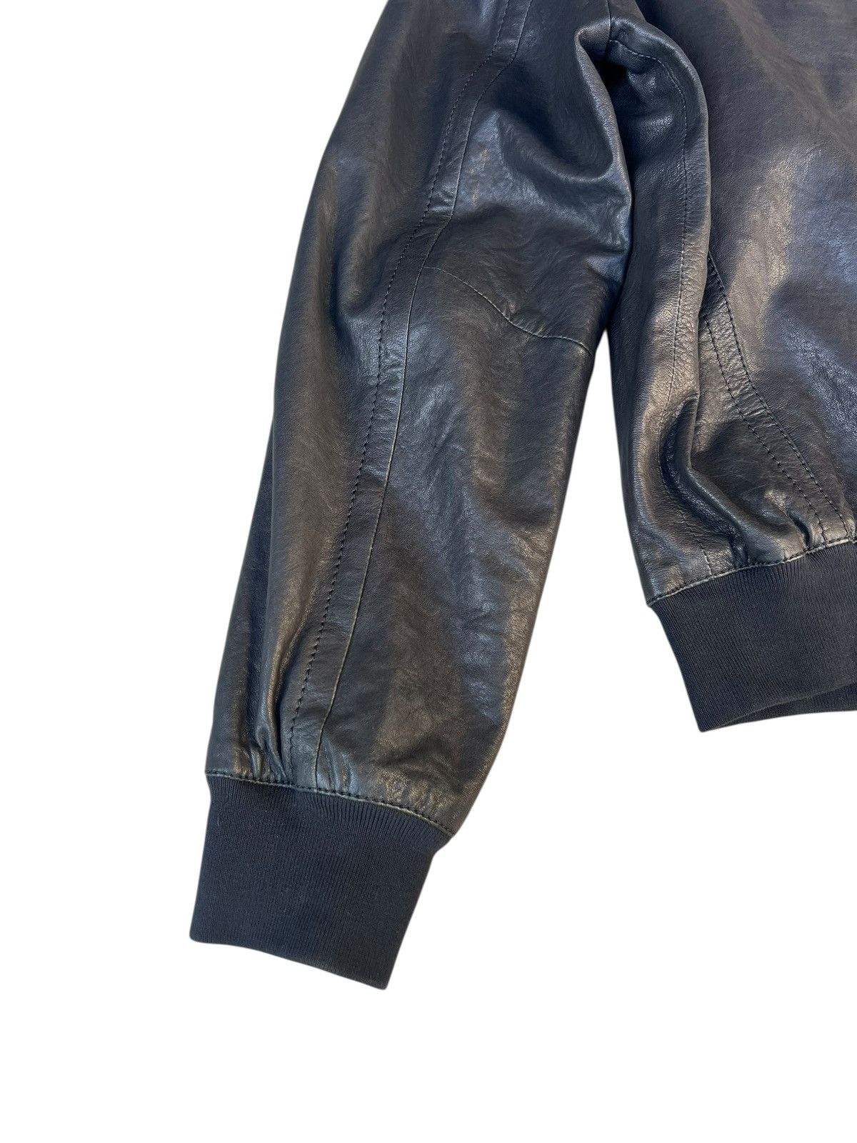 Hugo Boss Hugo Boss Italian Lamb Napa Leather Racer Jacket Size US M / EU 48-50 / 2 - 23 Thumbnail